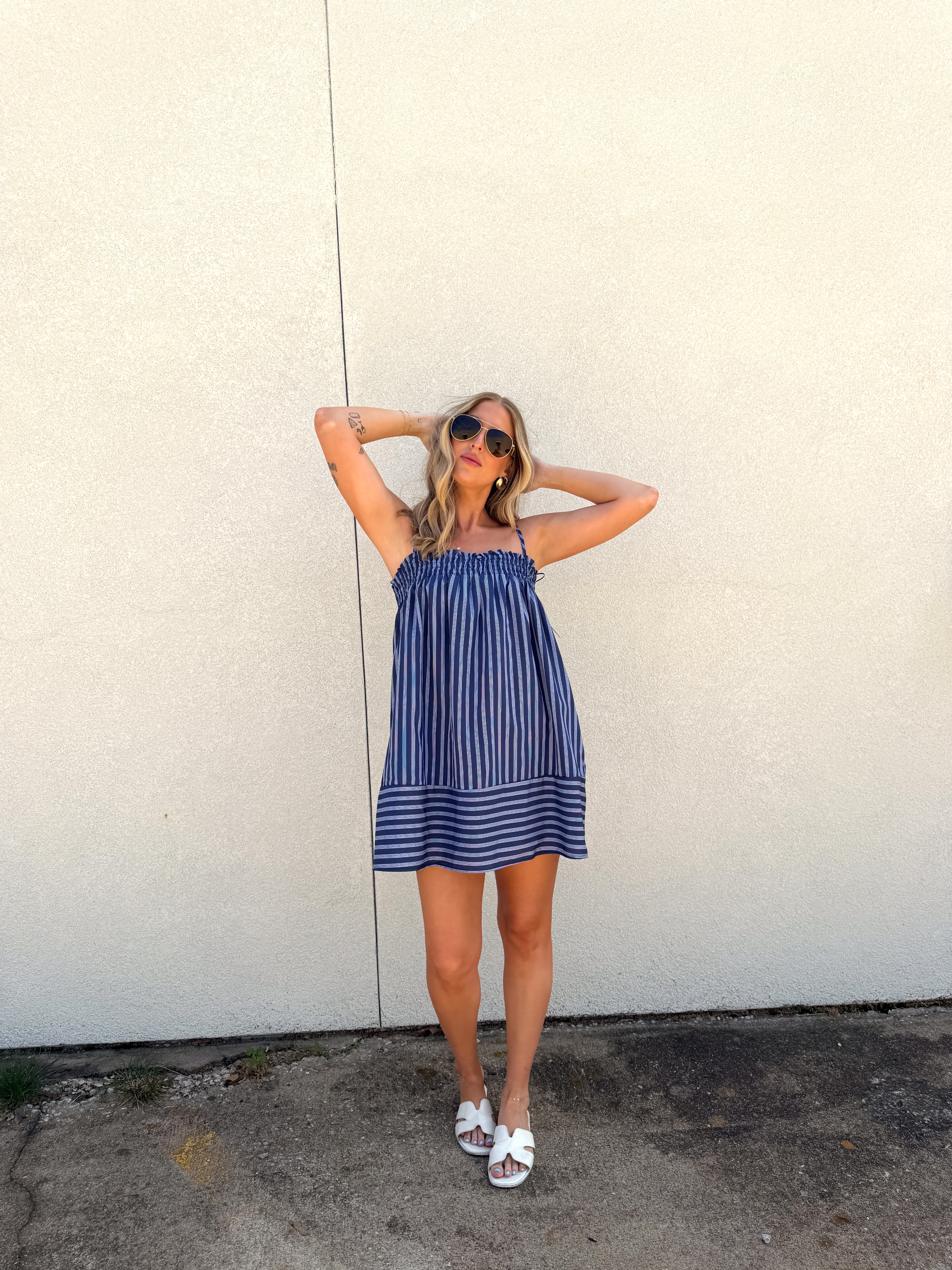 East Coast Stripe Dress