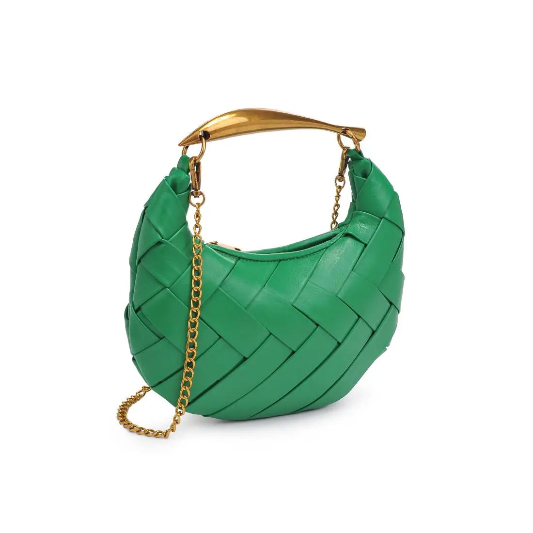 Ursula Woven Crossbody: Green