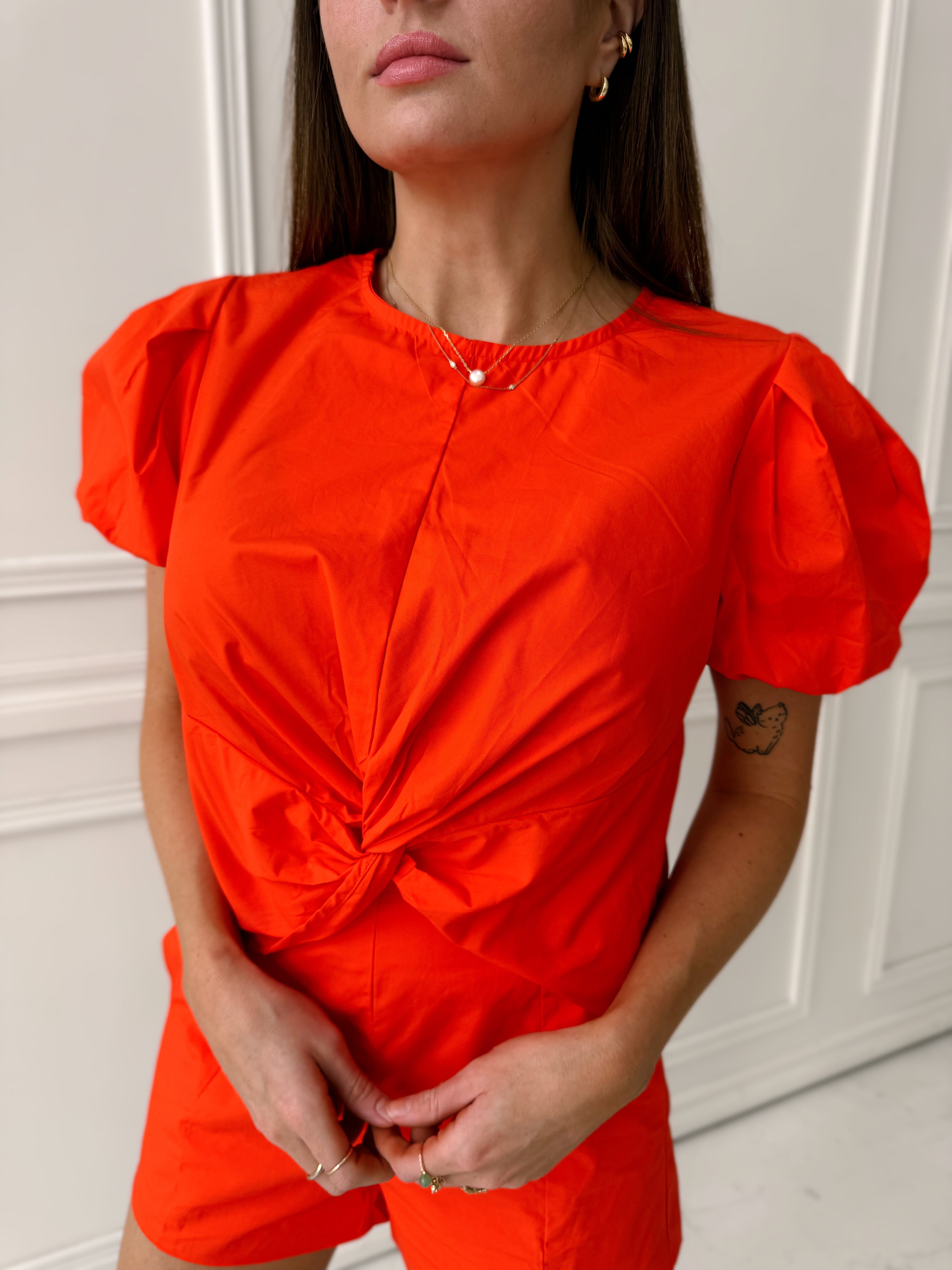 Sincerely Ours Shiloh Top - Orange