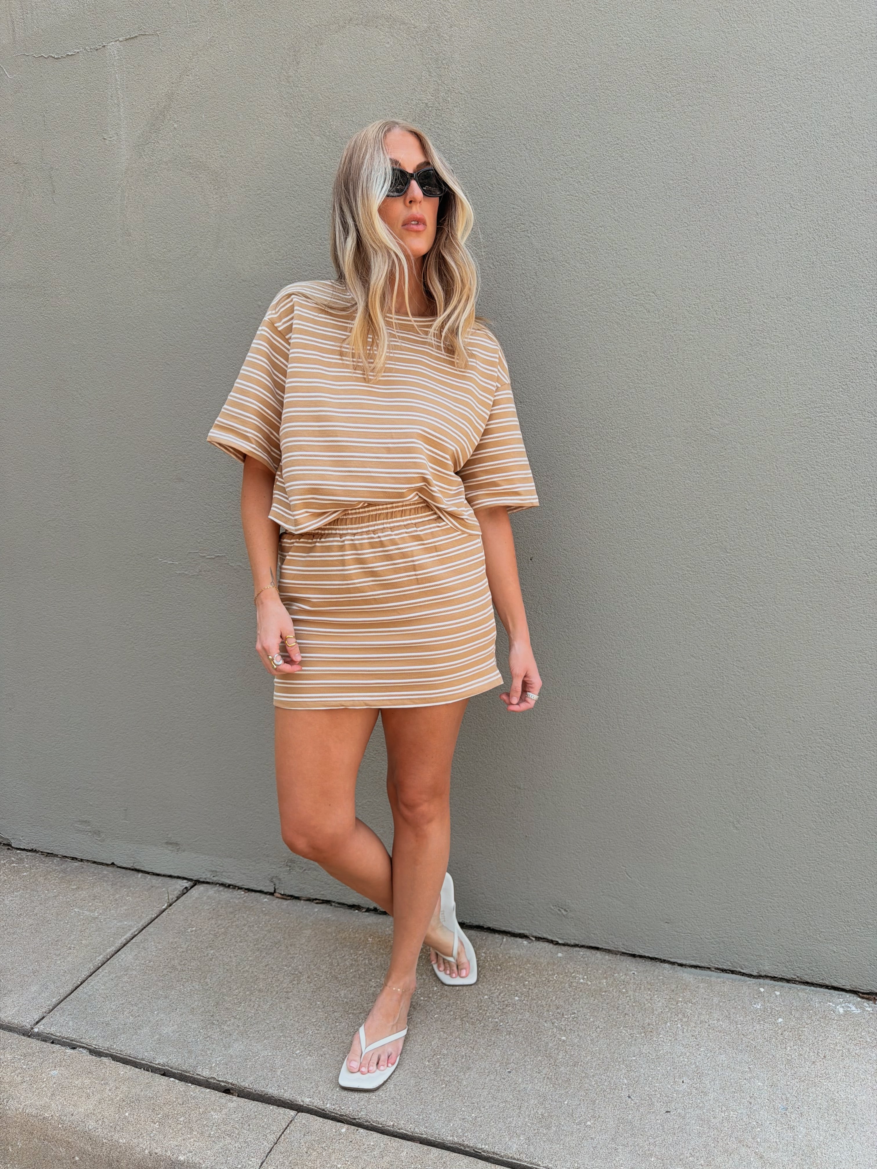 Macy Stripe Skort