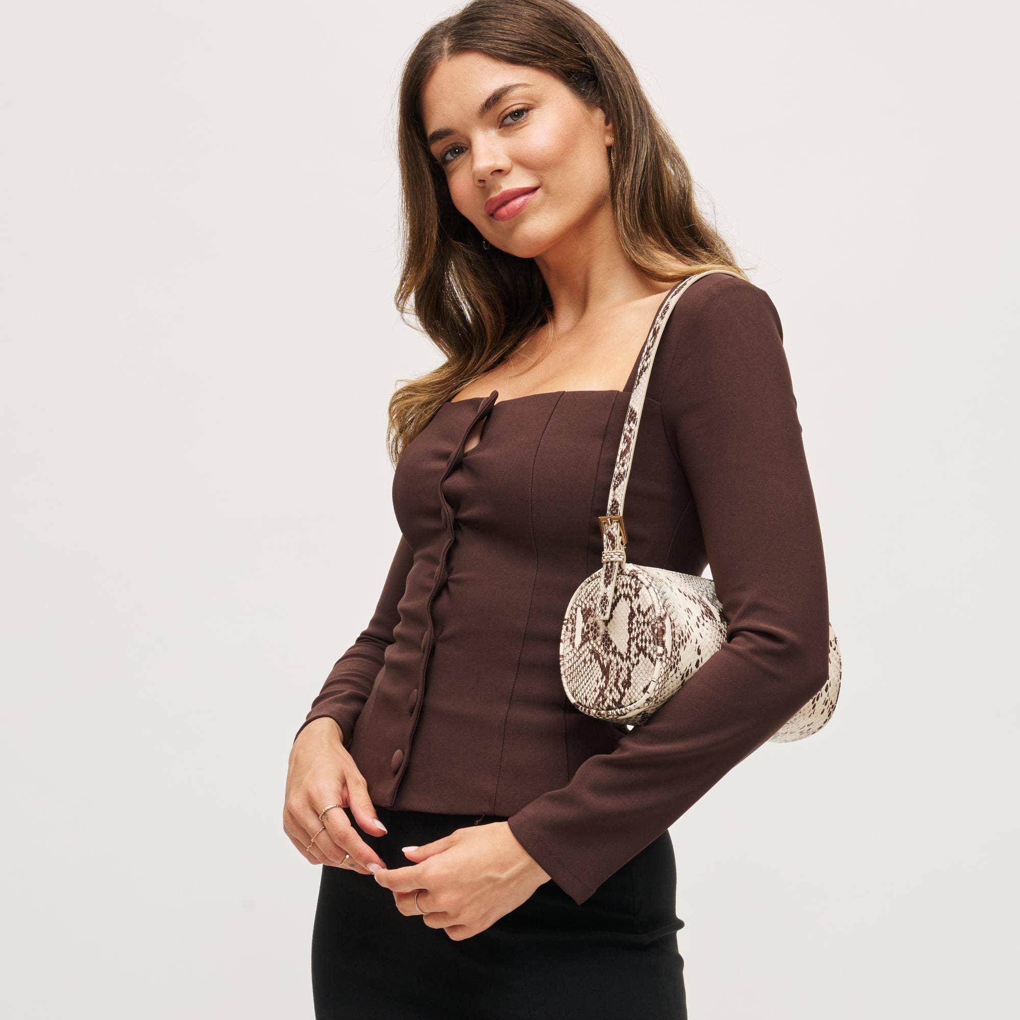 Rachel Shoulder Bag: Natural