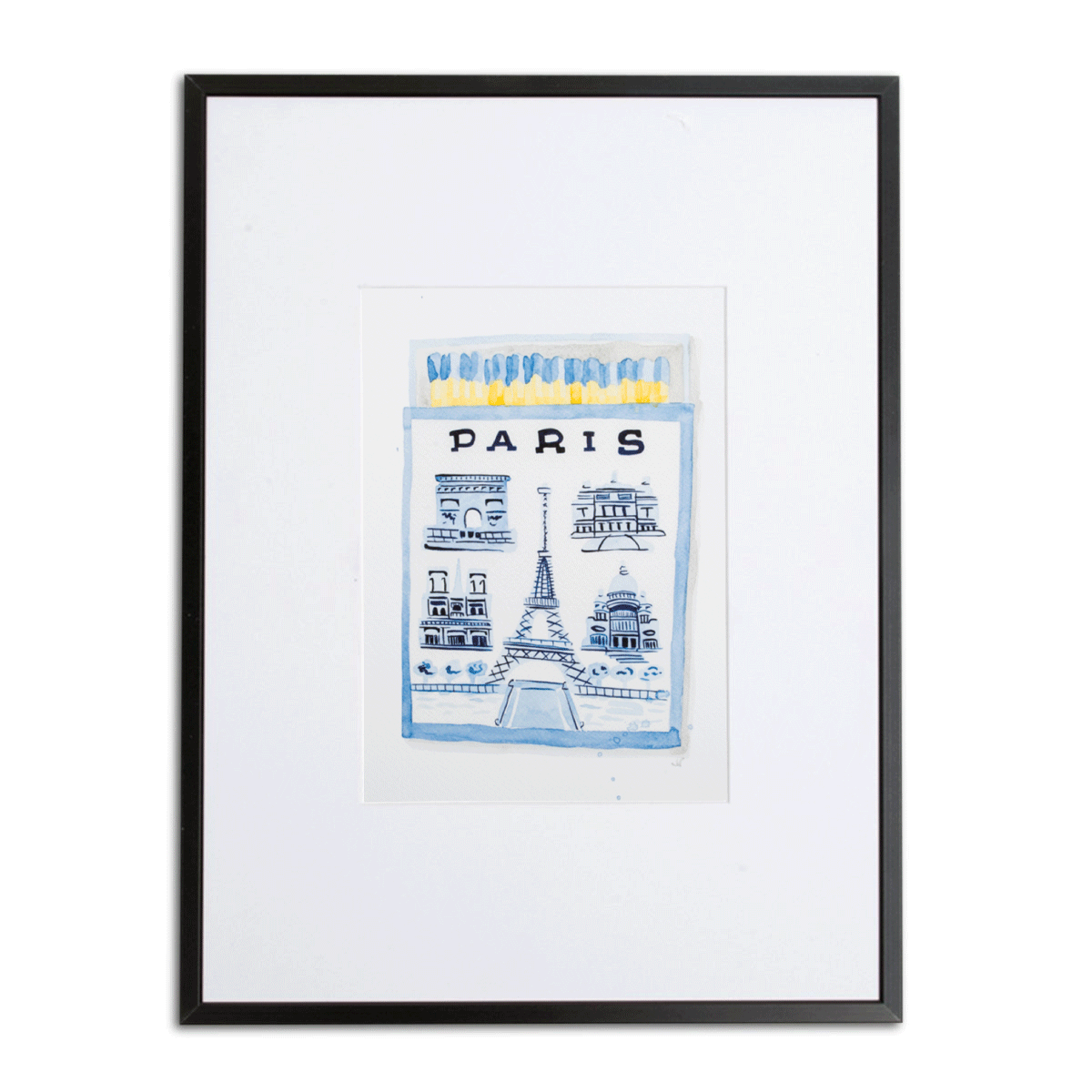 Paris Matchbook: 5" x 7"