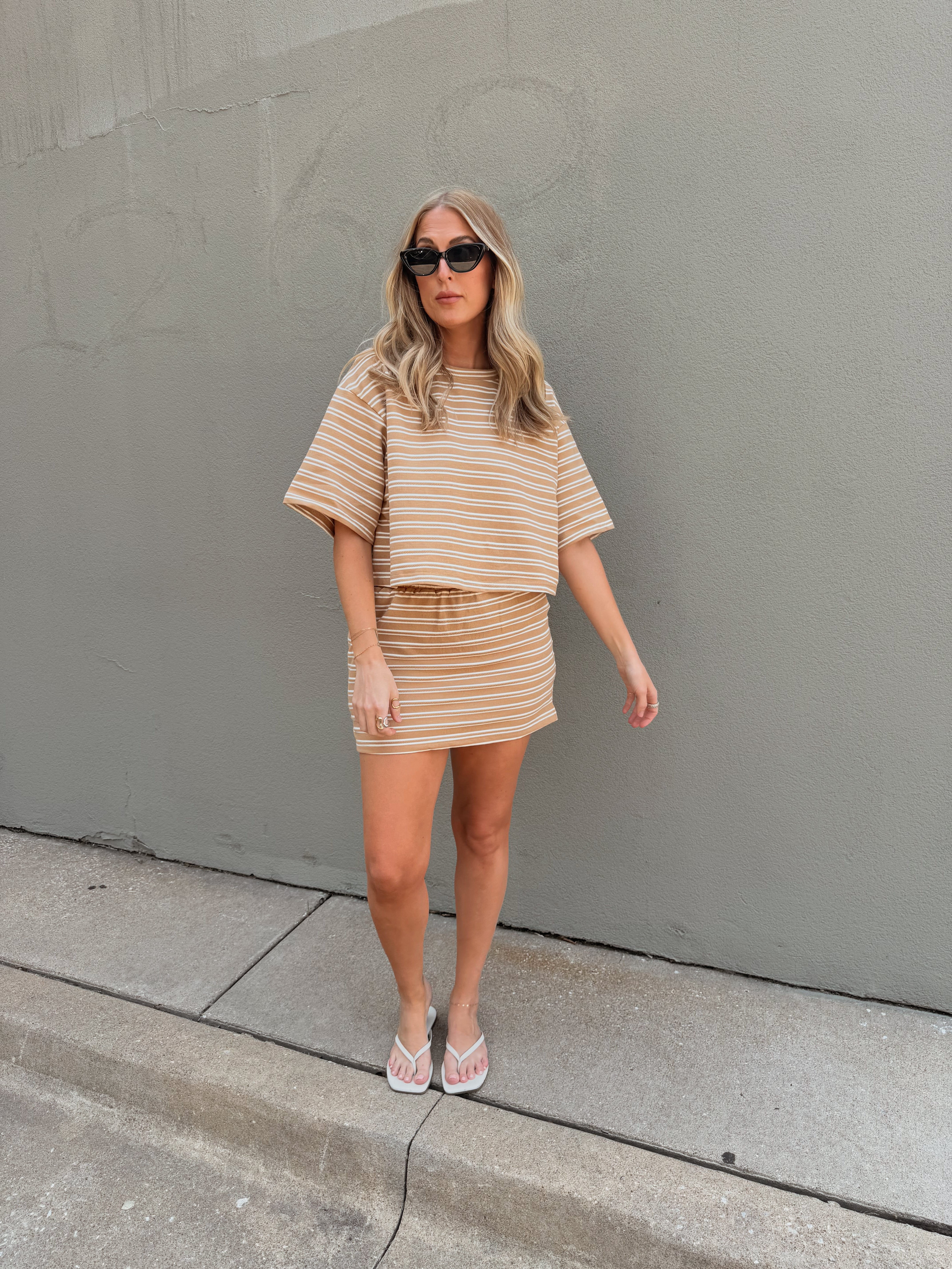 Macy Stripe Skort
