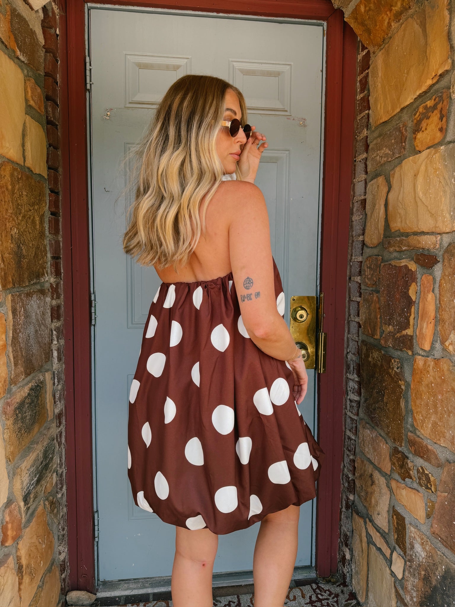 Polka Dot Bubble Dress