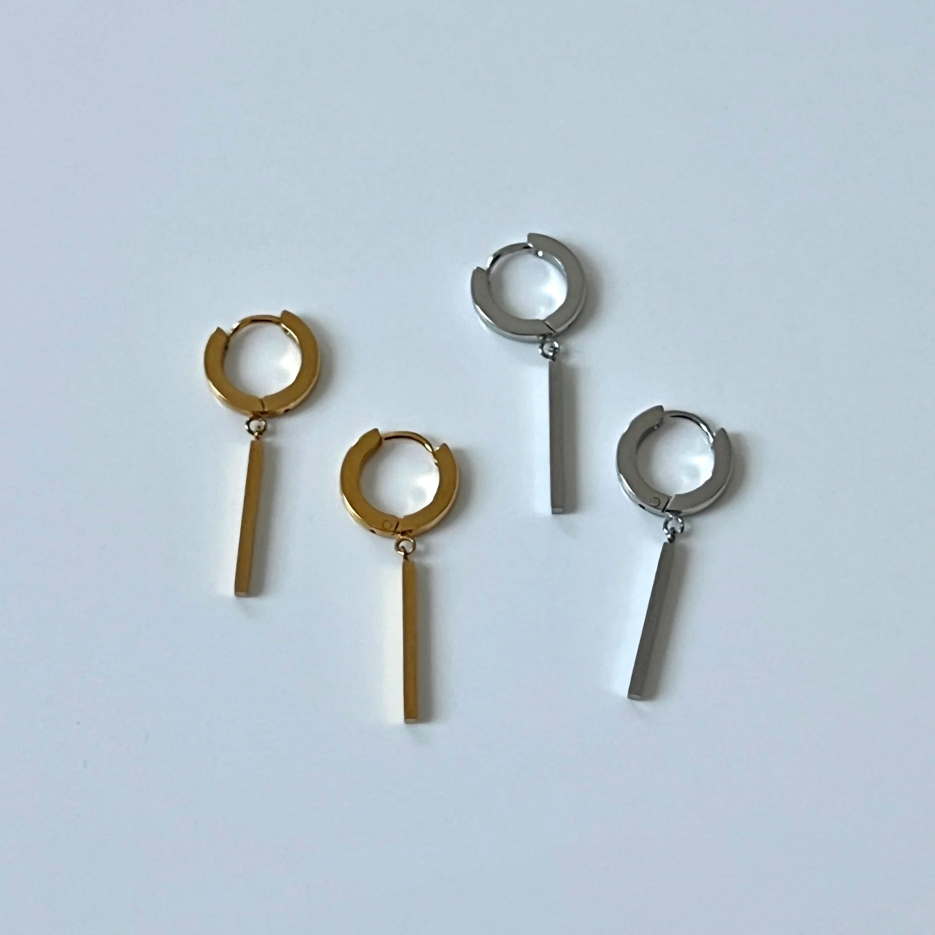 Filosophy Drop Bar Hoops