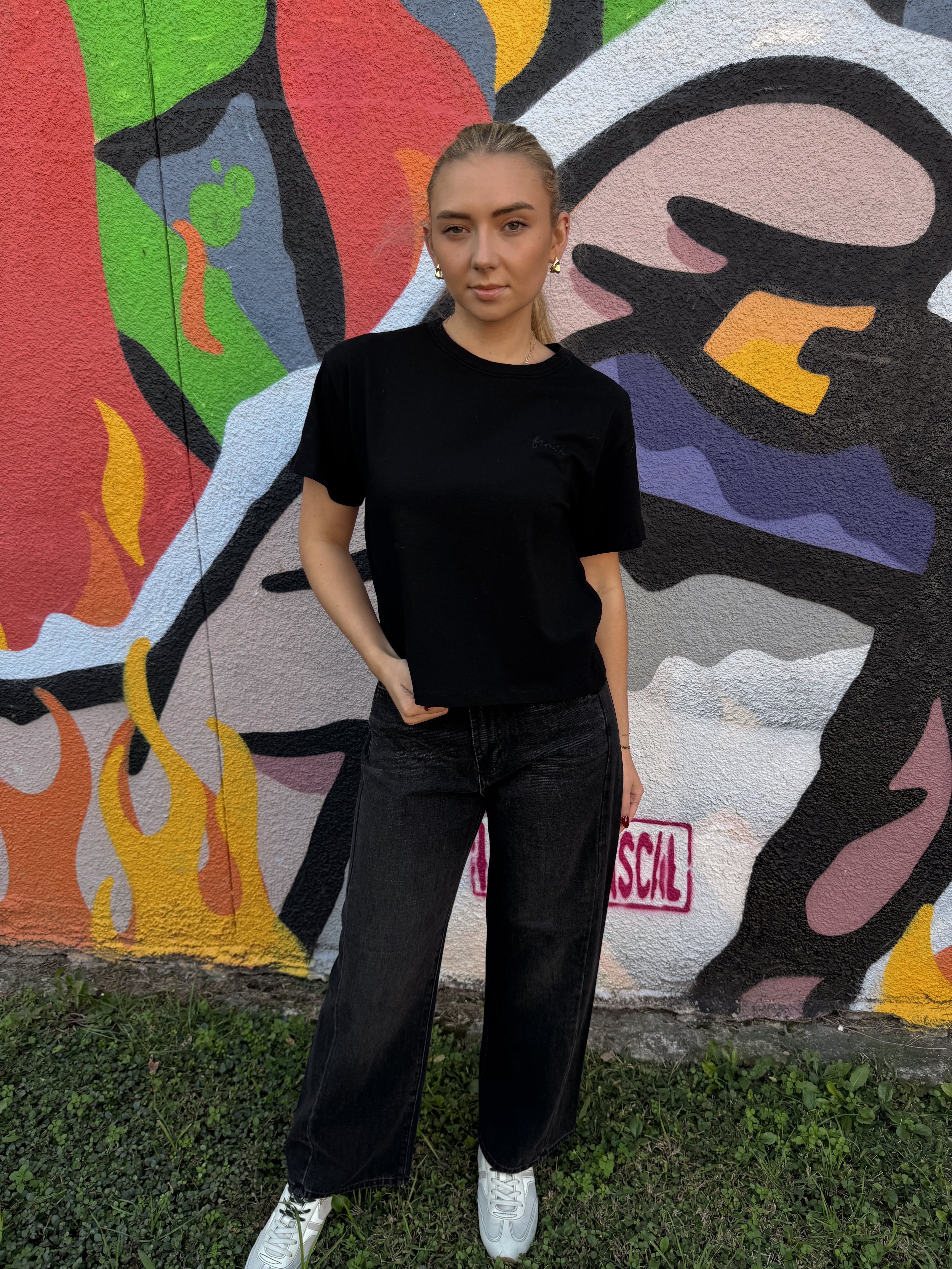 Frnch Nebelung T-Shirt in Noir