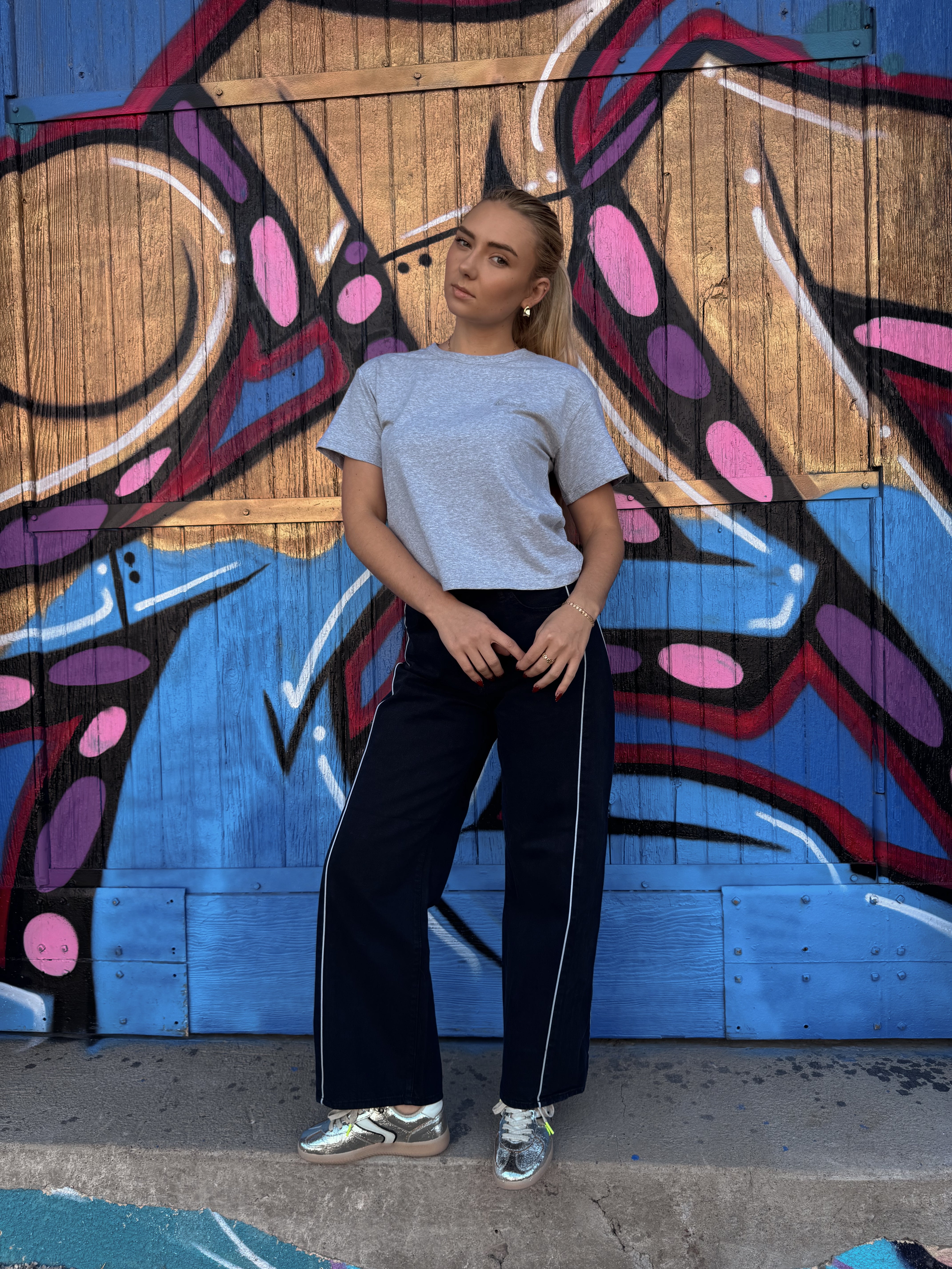 Frnch Nebelung T-Shirt in Gris