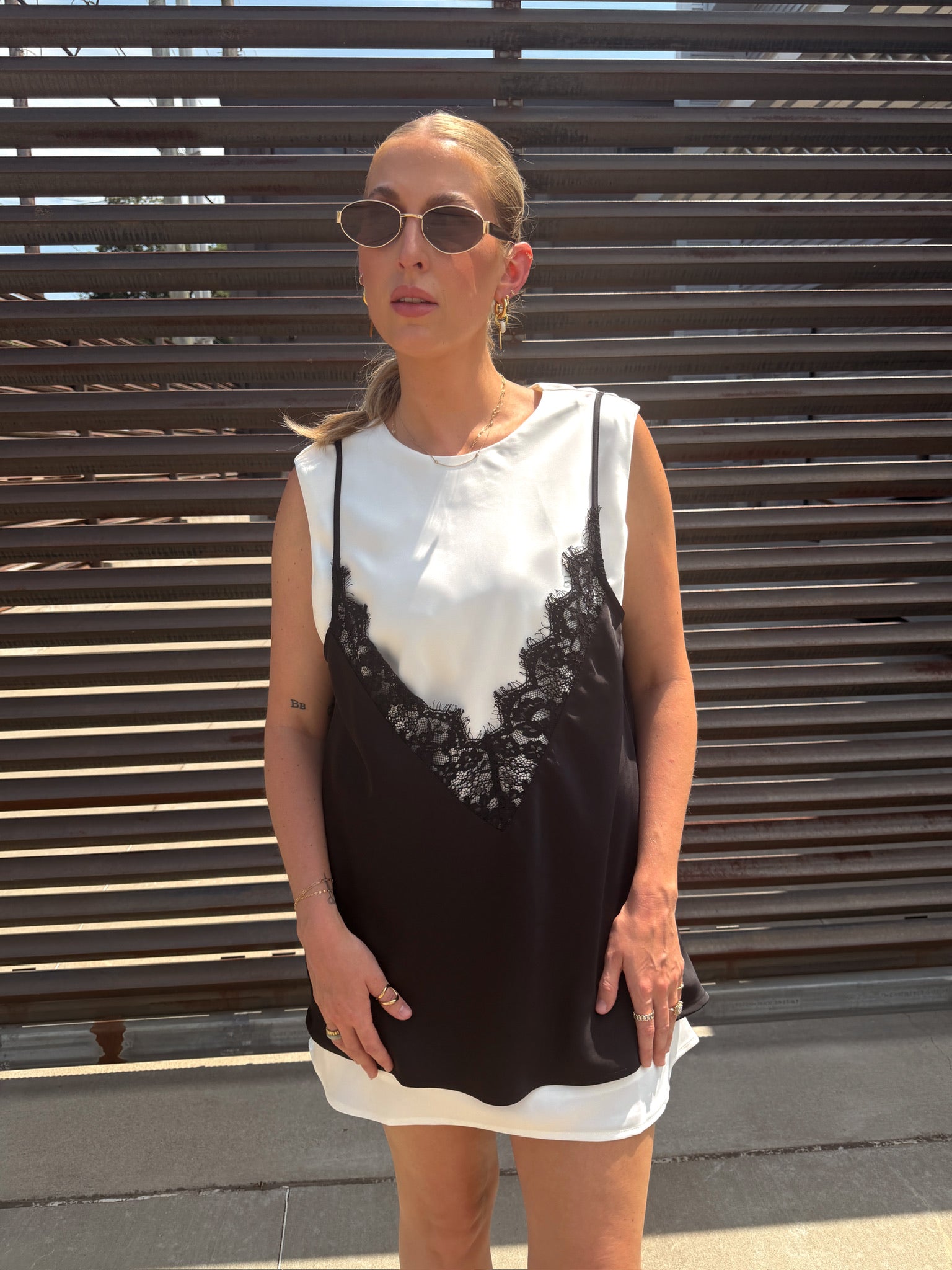 Brea Slip Overlay Dress