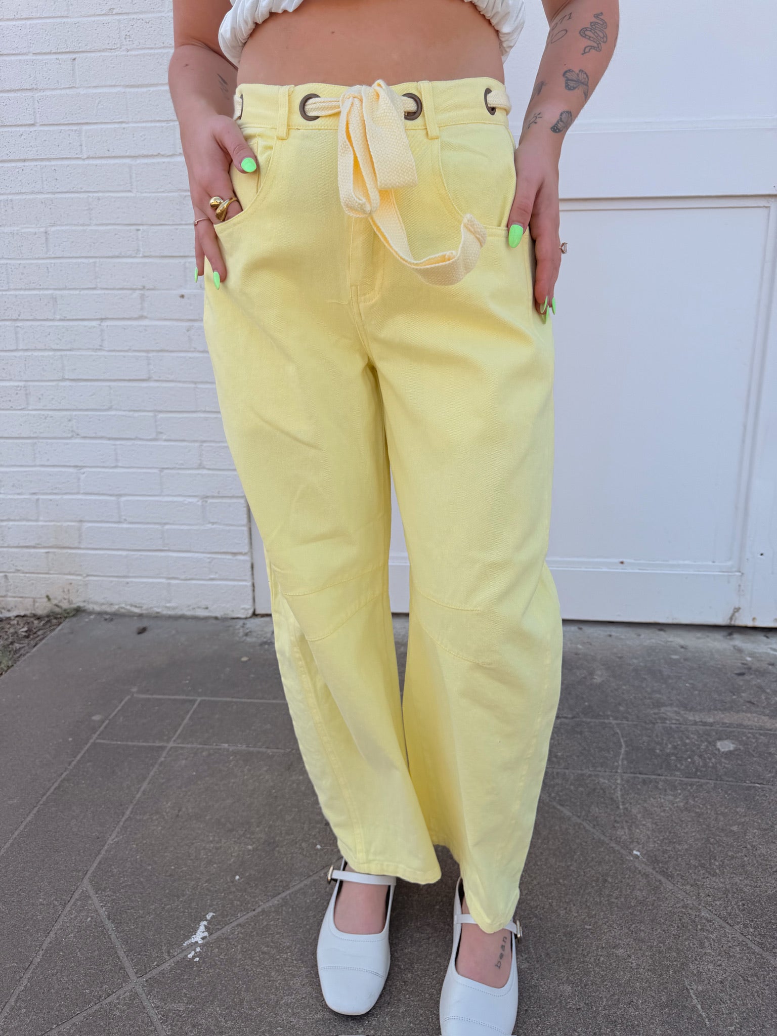 Butter Me Up Barrel Denim