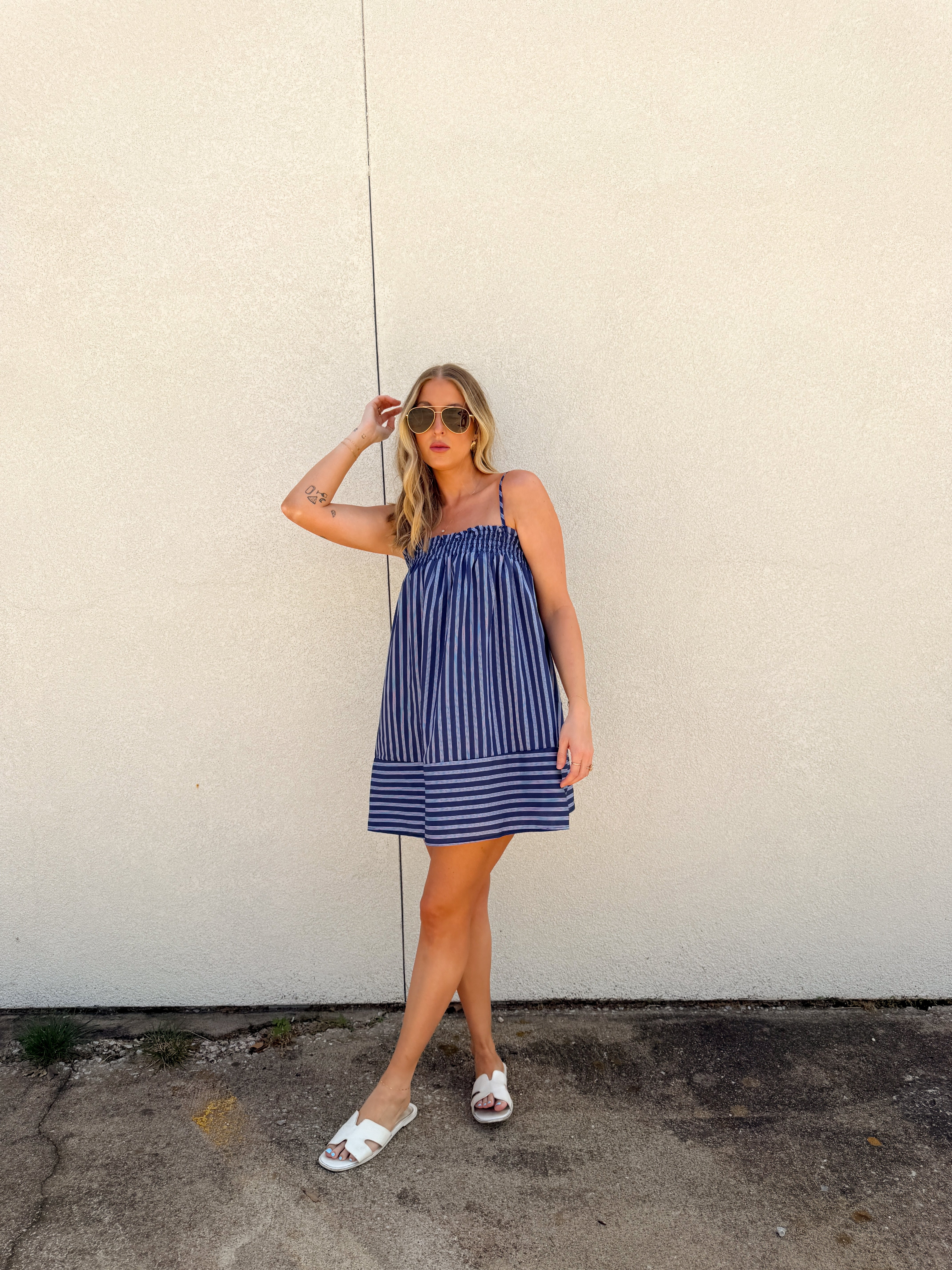 East Coast Stripe Dress
