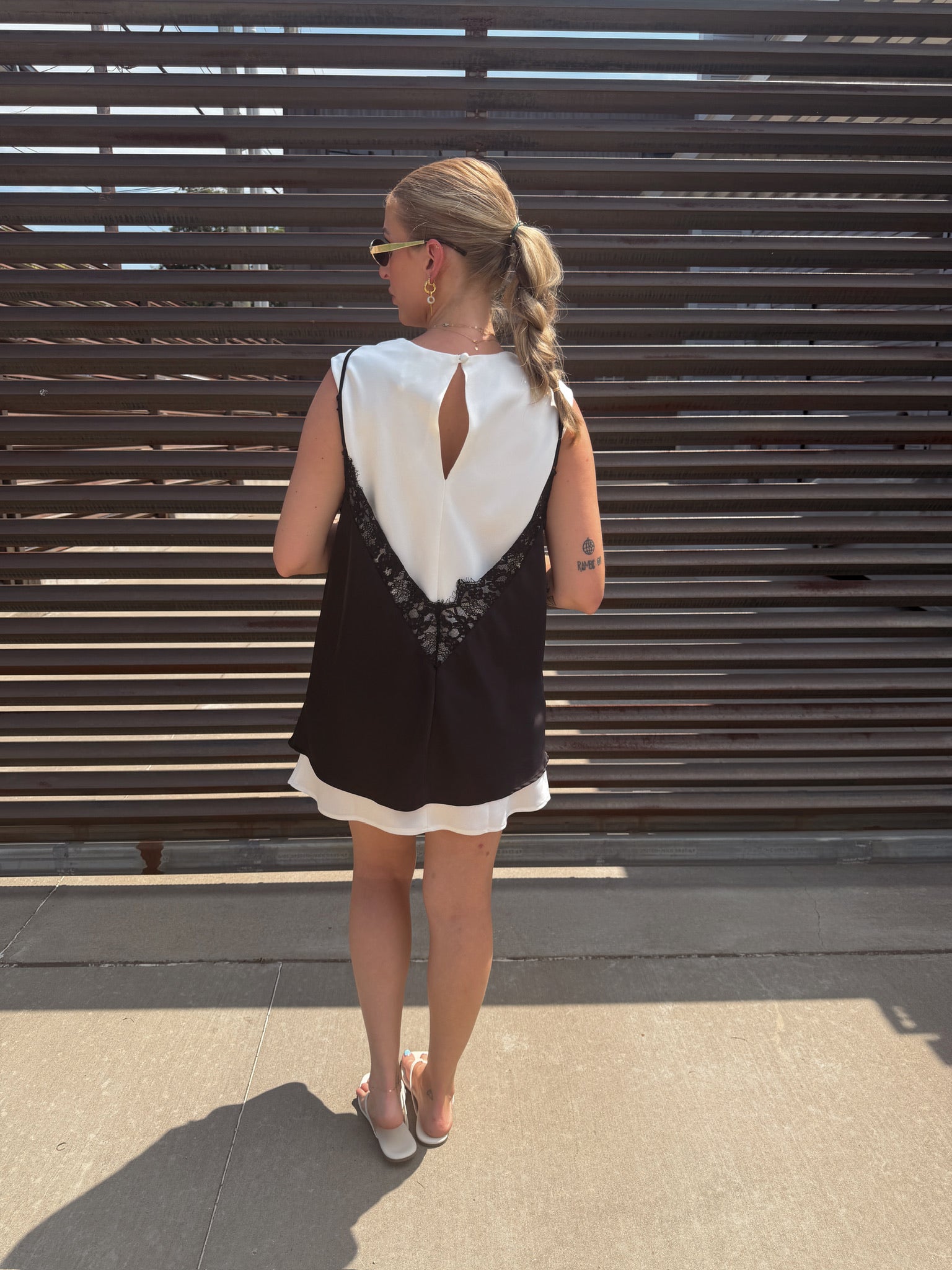 Brea Slip Overlay Dress