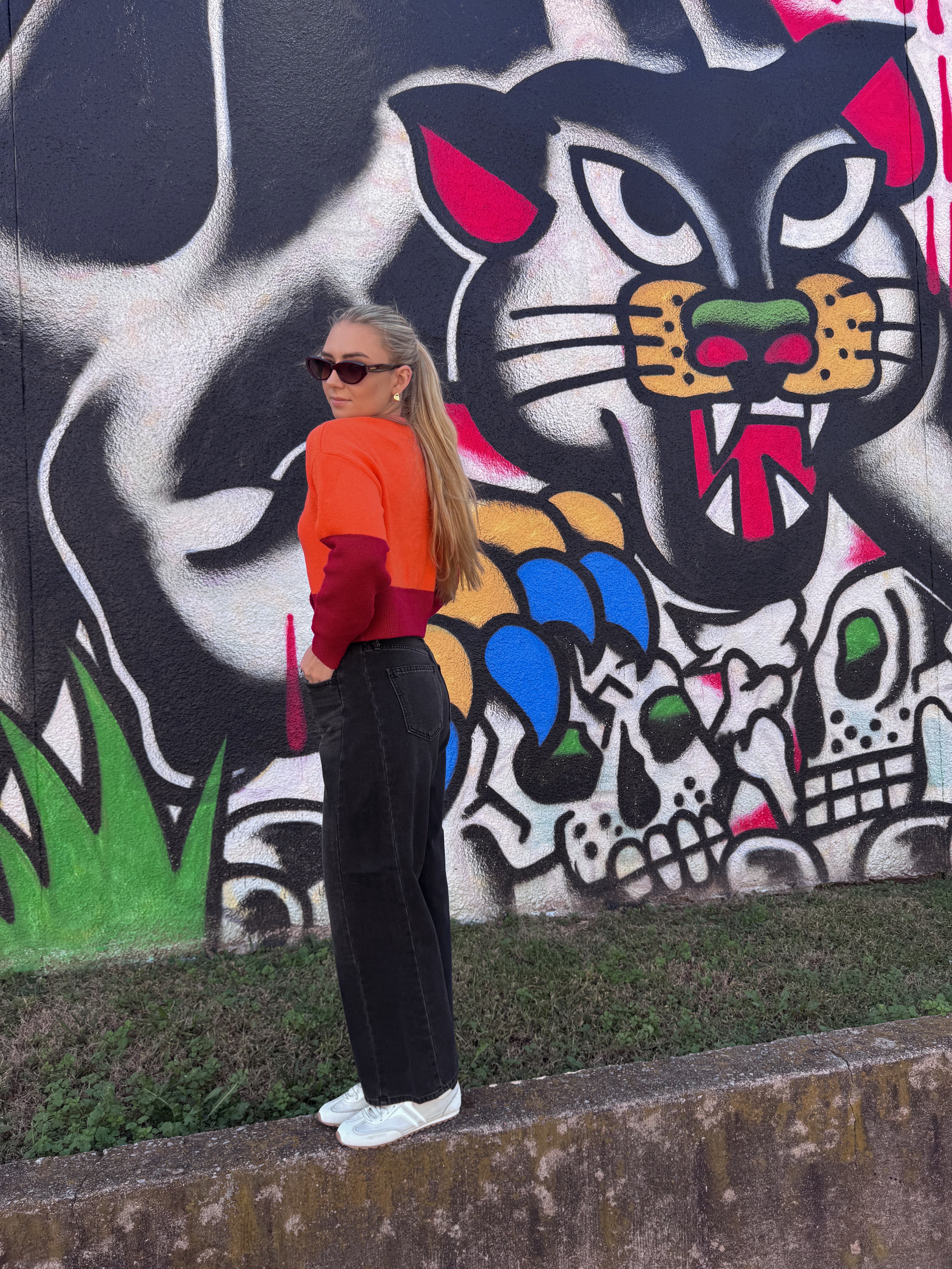 Callahan Fiona Cardigan - Red Orange