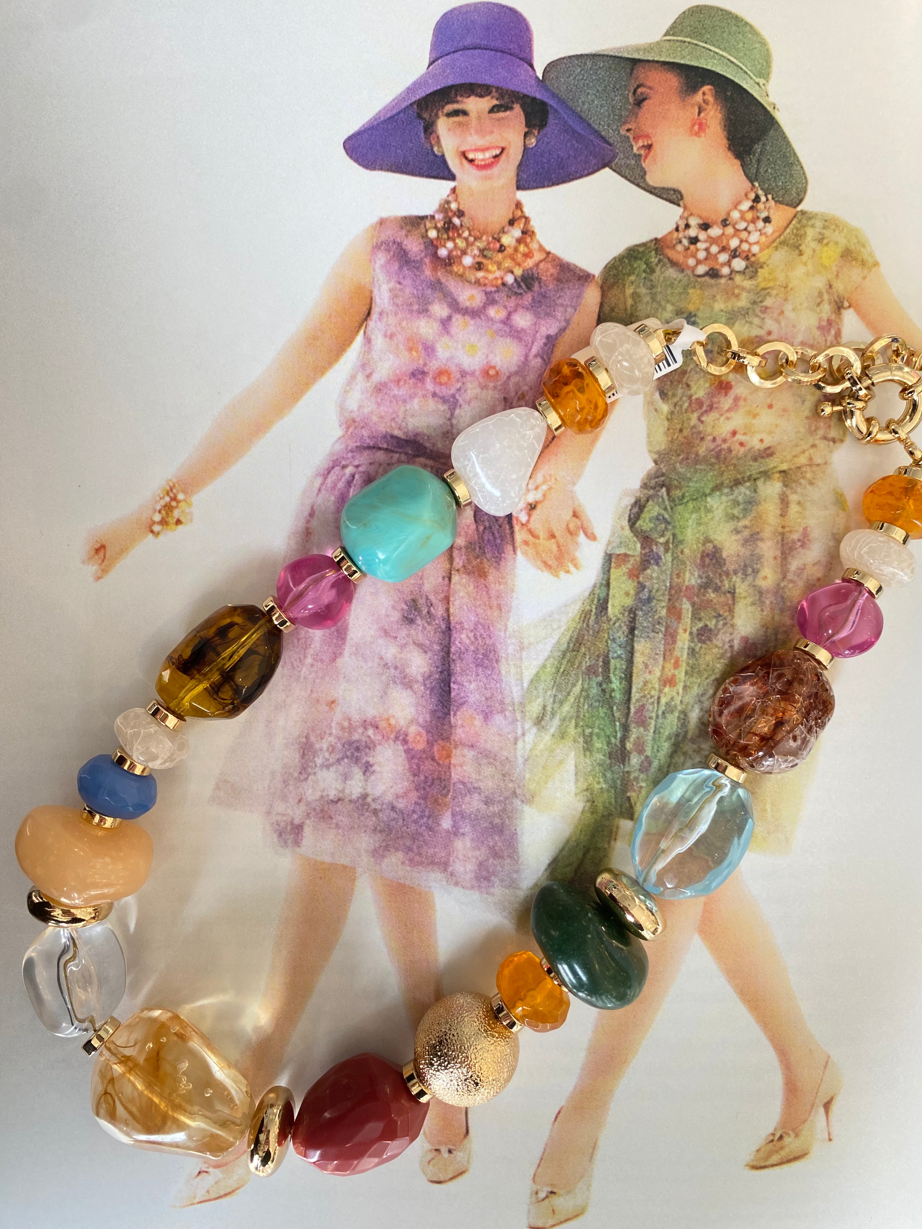 Mixed Beaded Necklace