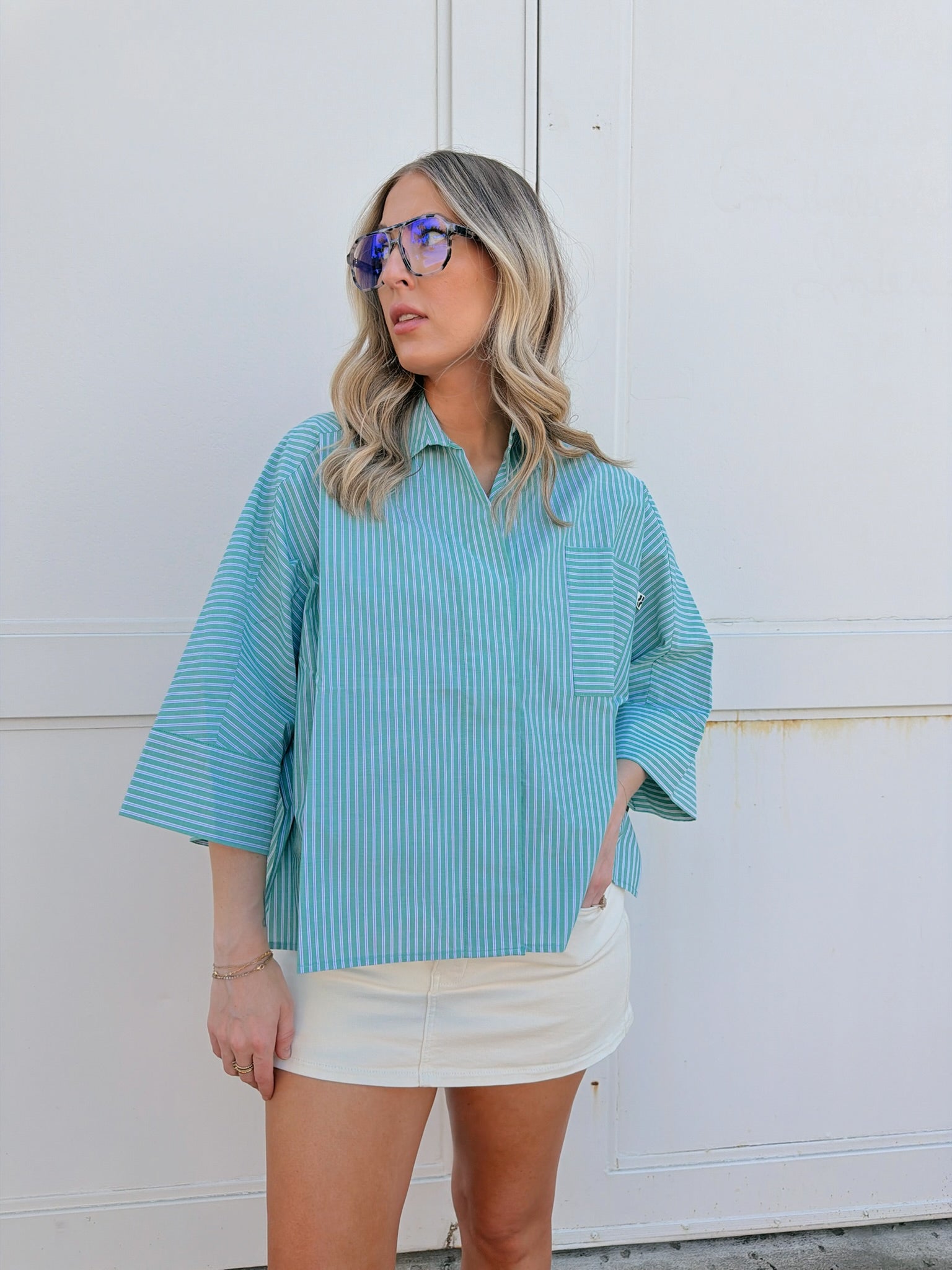Jiji Marc Shirt in Vert