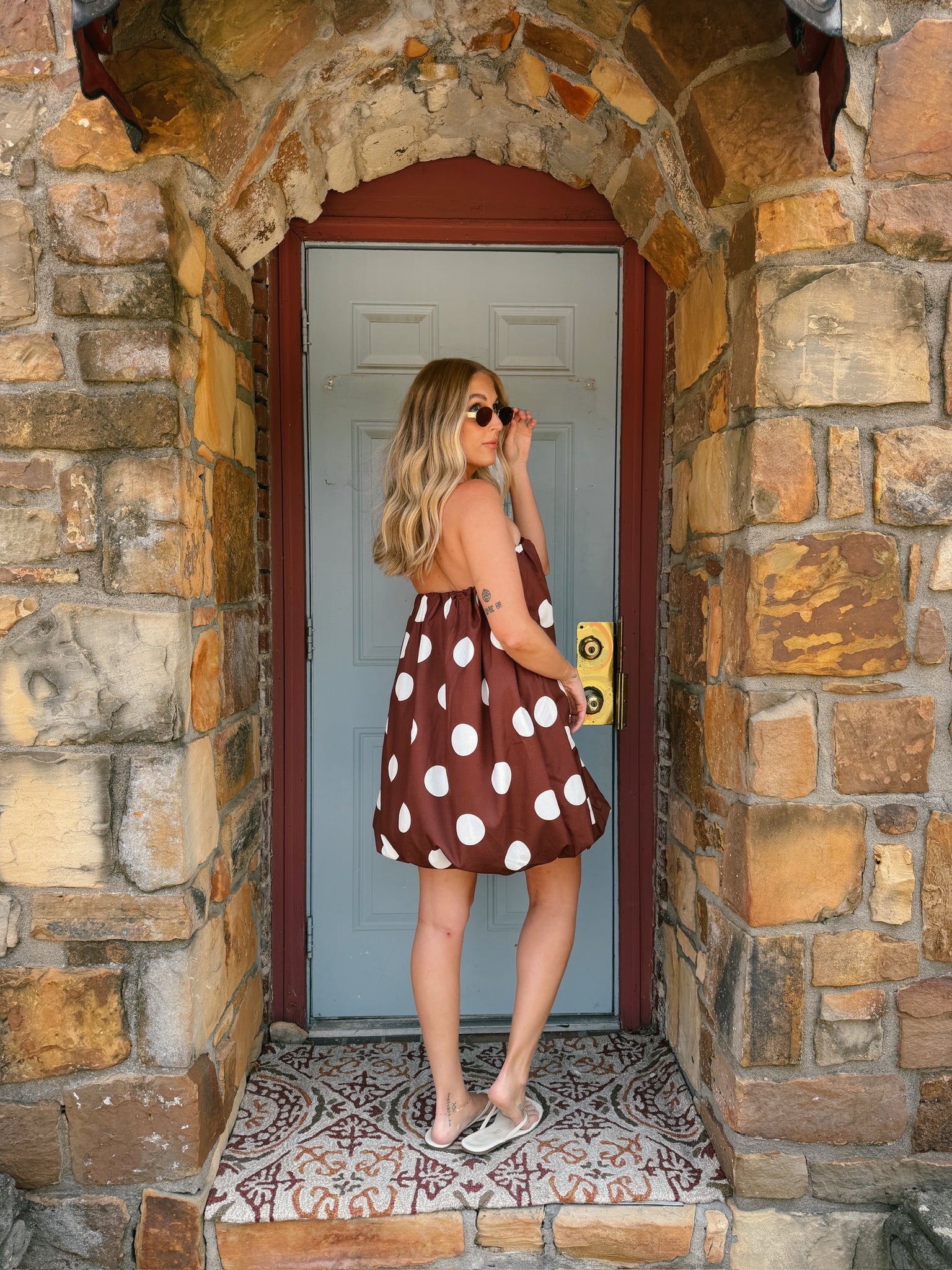 Polka Dot Bubble Dress