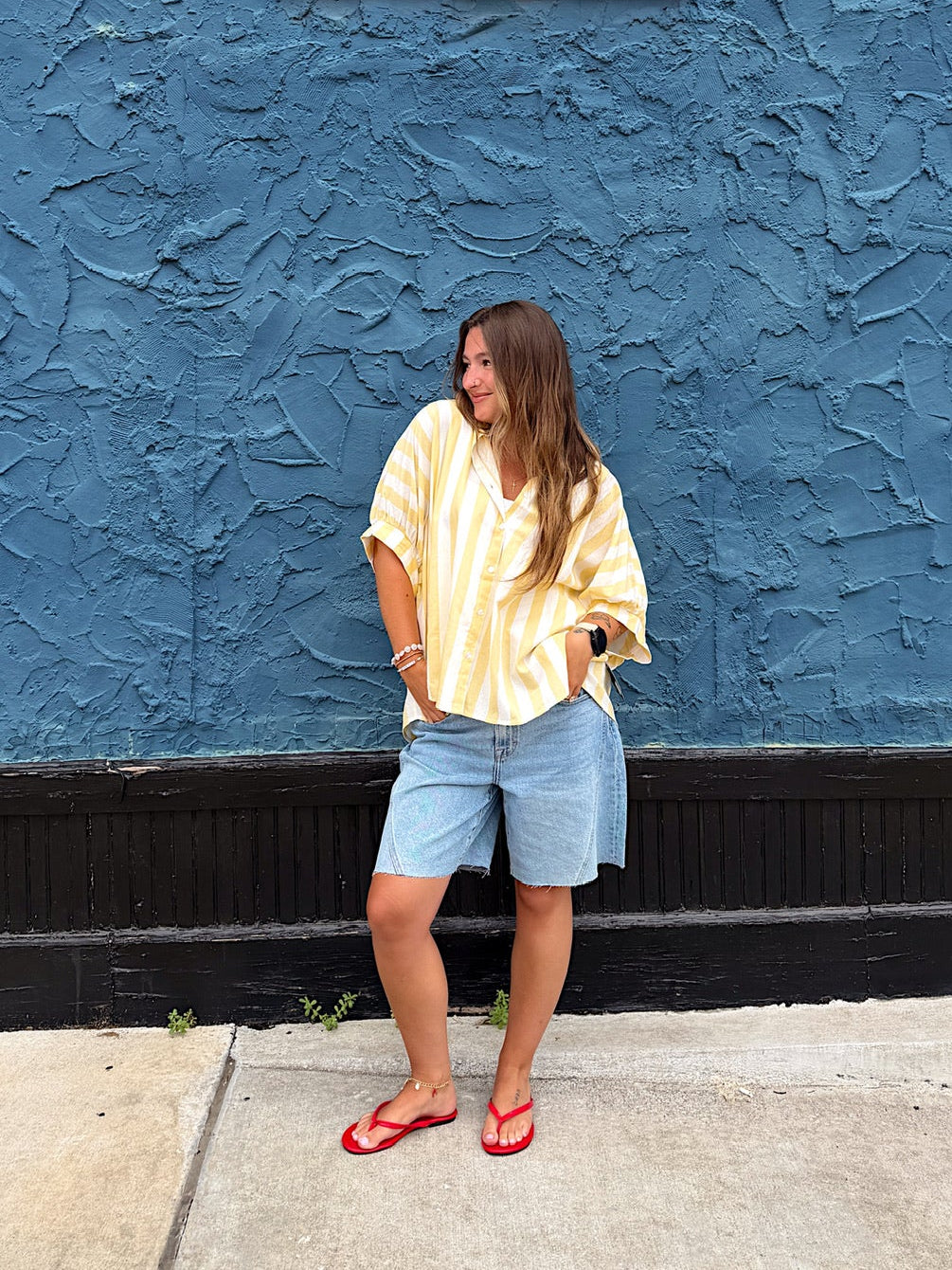 Life Gives You Lemons Button Up