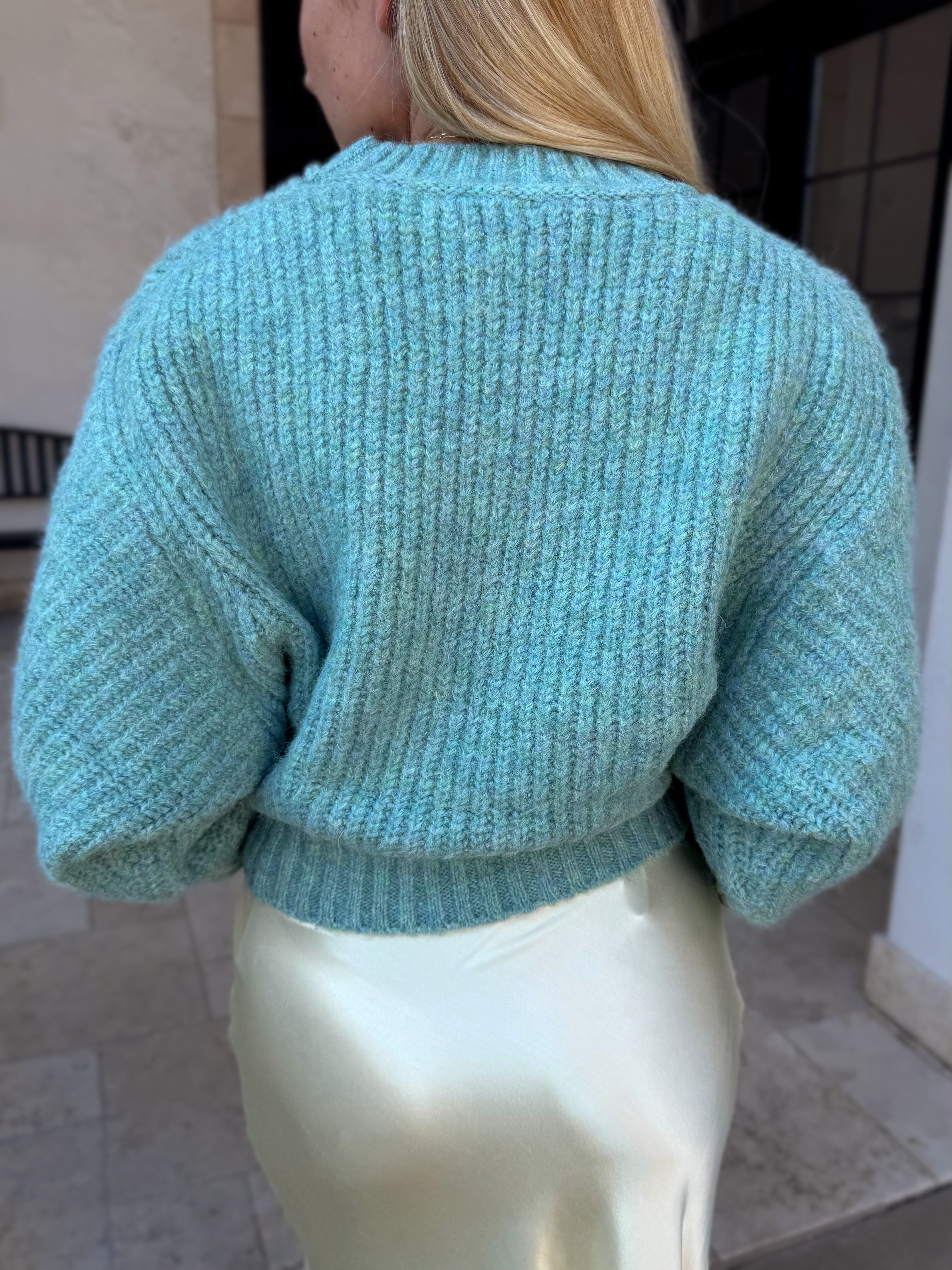 Celeste Sweater - Seafoam