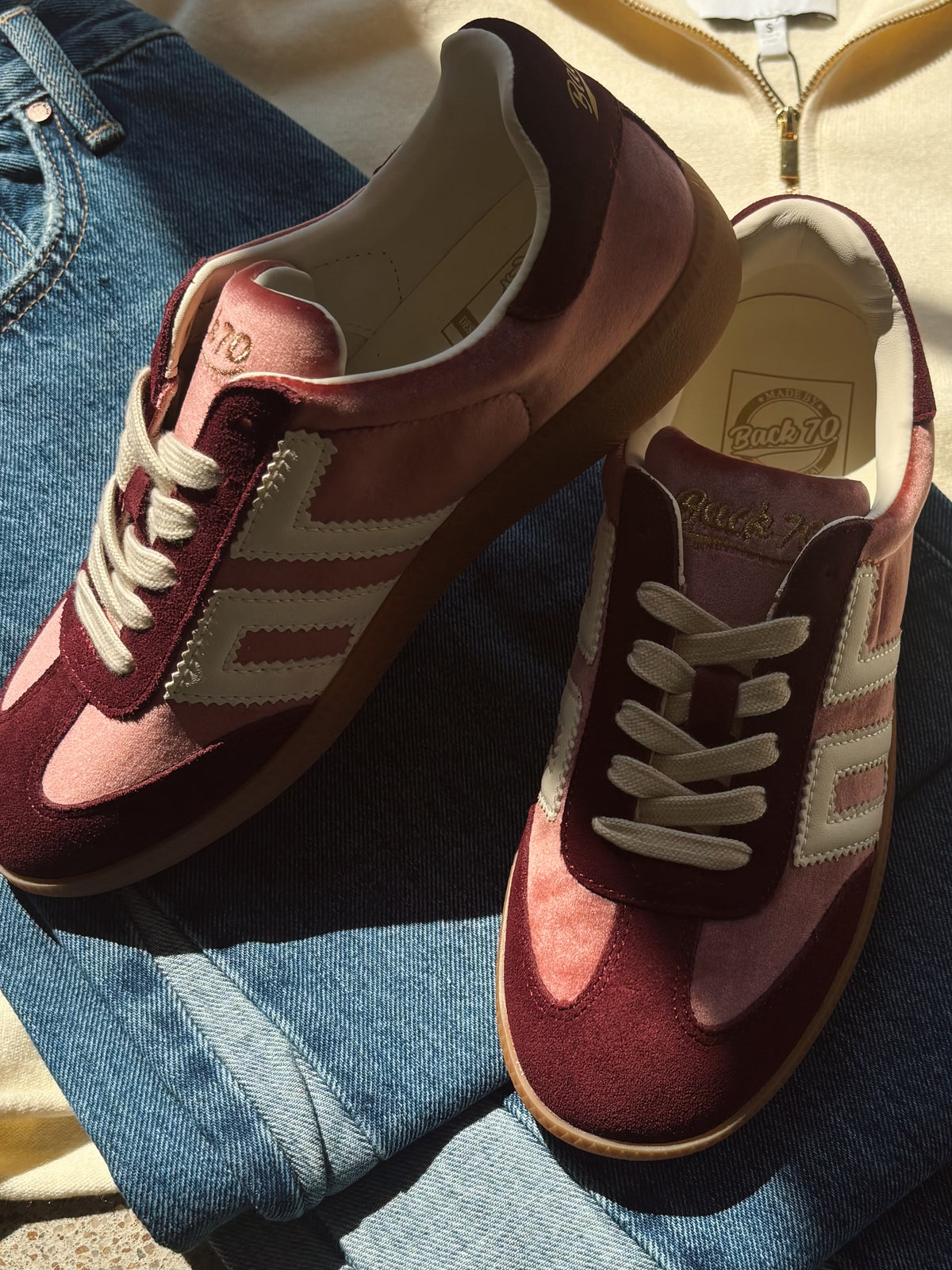 Back 70 Cloud Sneaker - Velvet Wine Butter