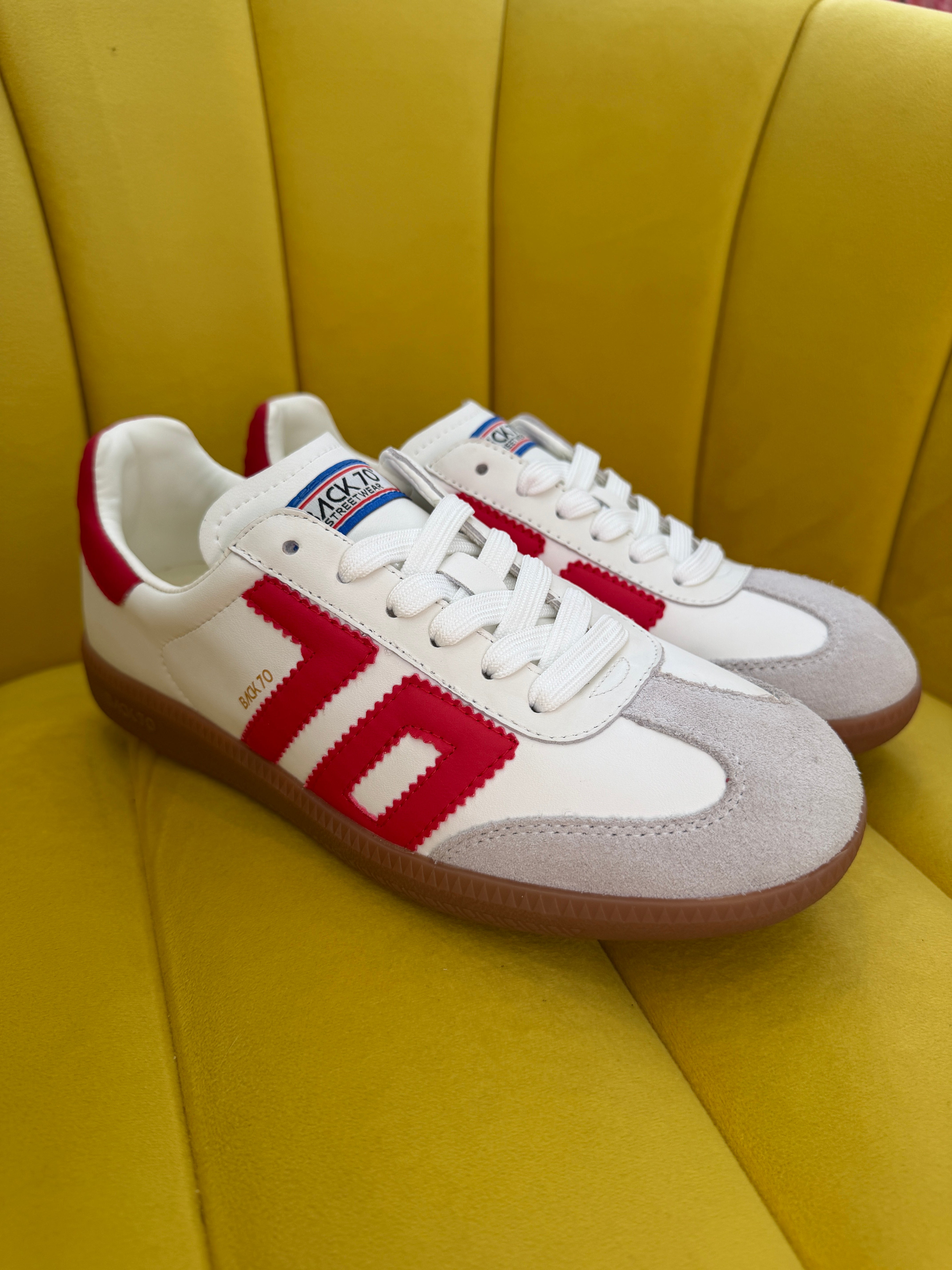 Back 70 Cloud Sneaker - Red