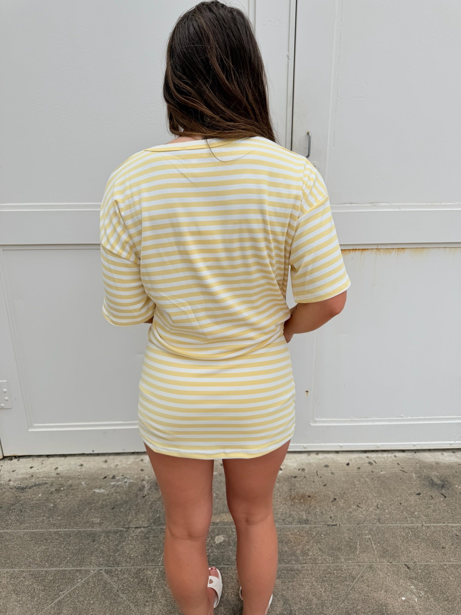 Weekender Stripe Top - Yellow