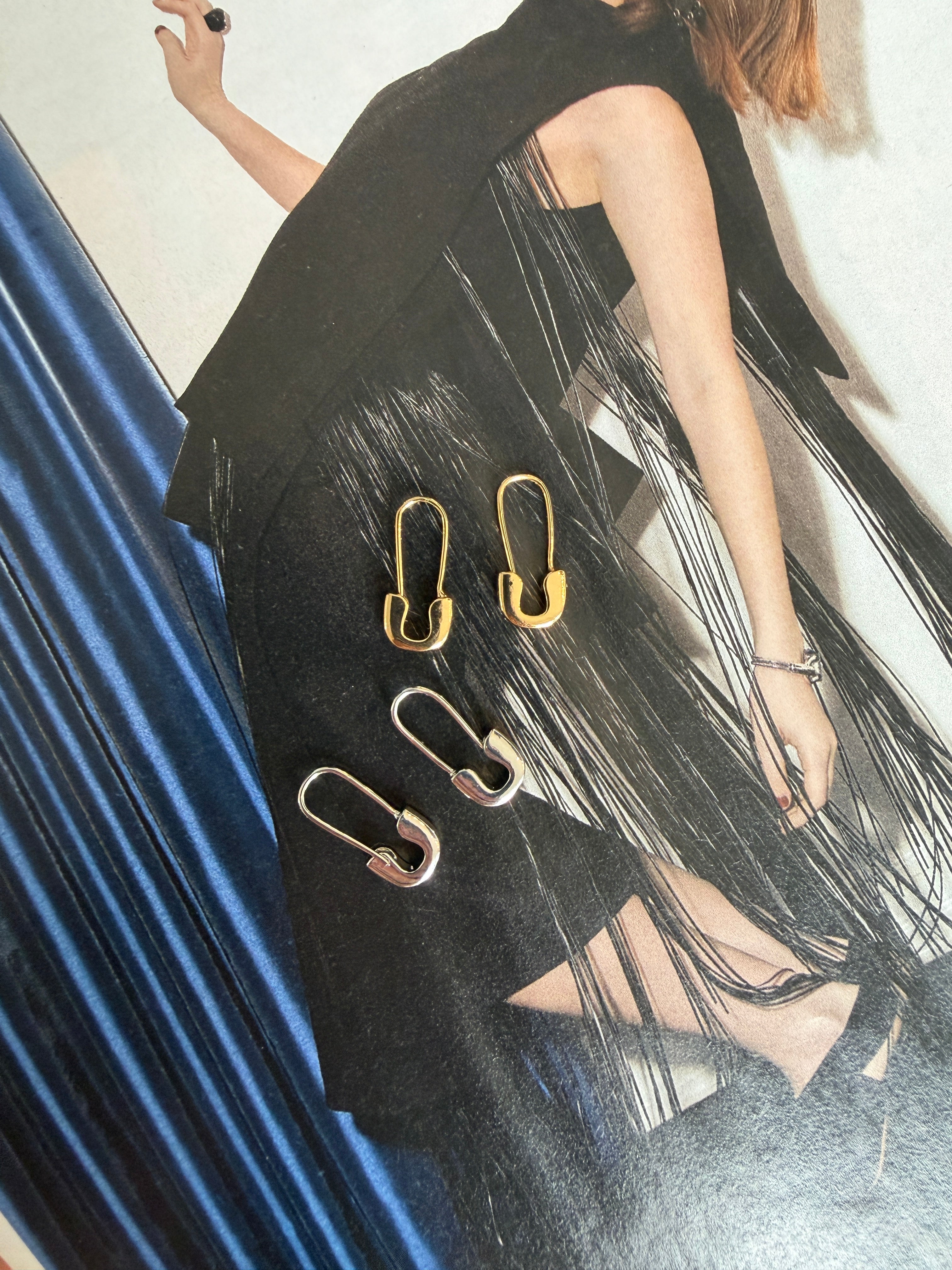 Safety Pin Earrings