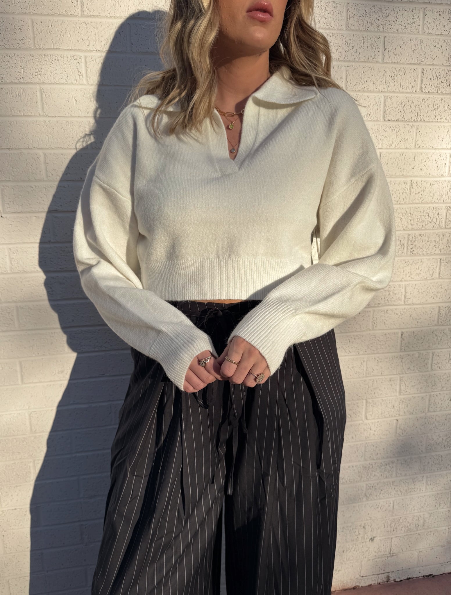 The Sloan Collared Knit