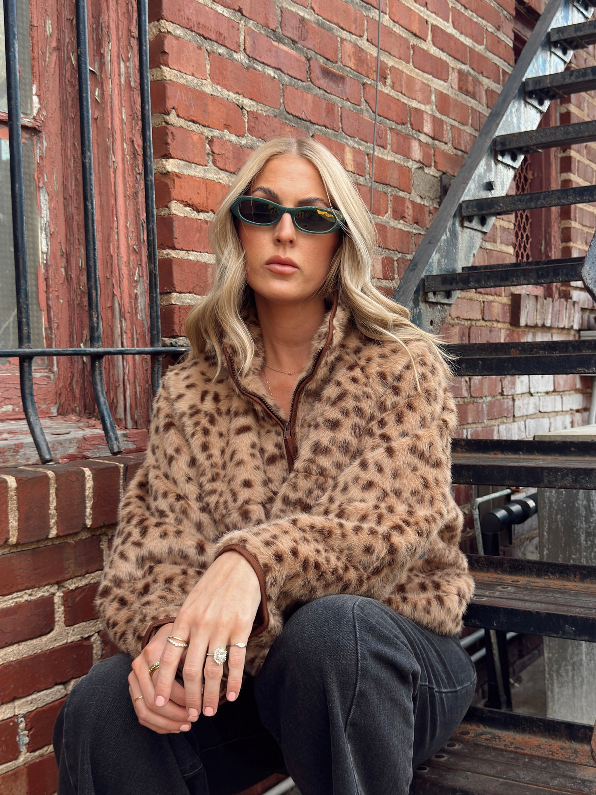 Kaia Leopard Fleece