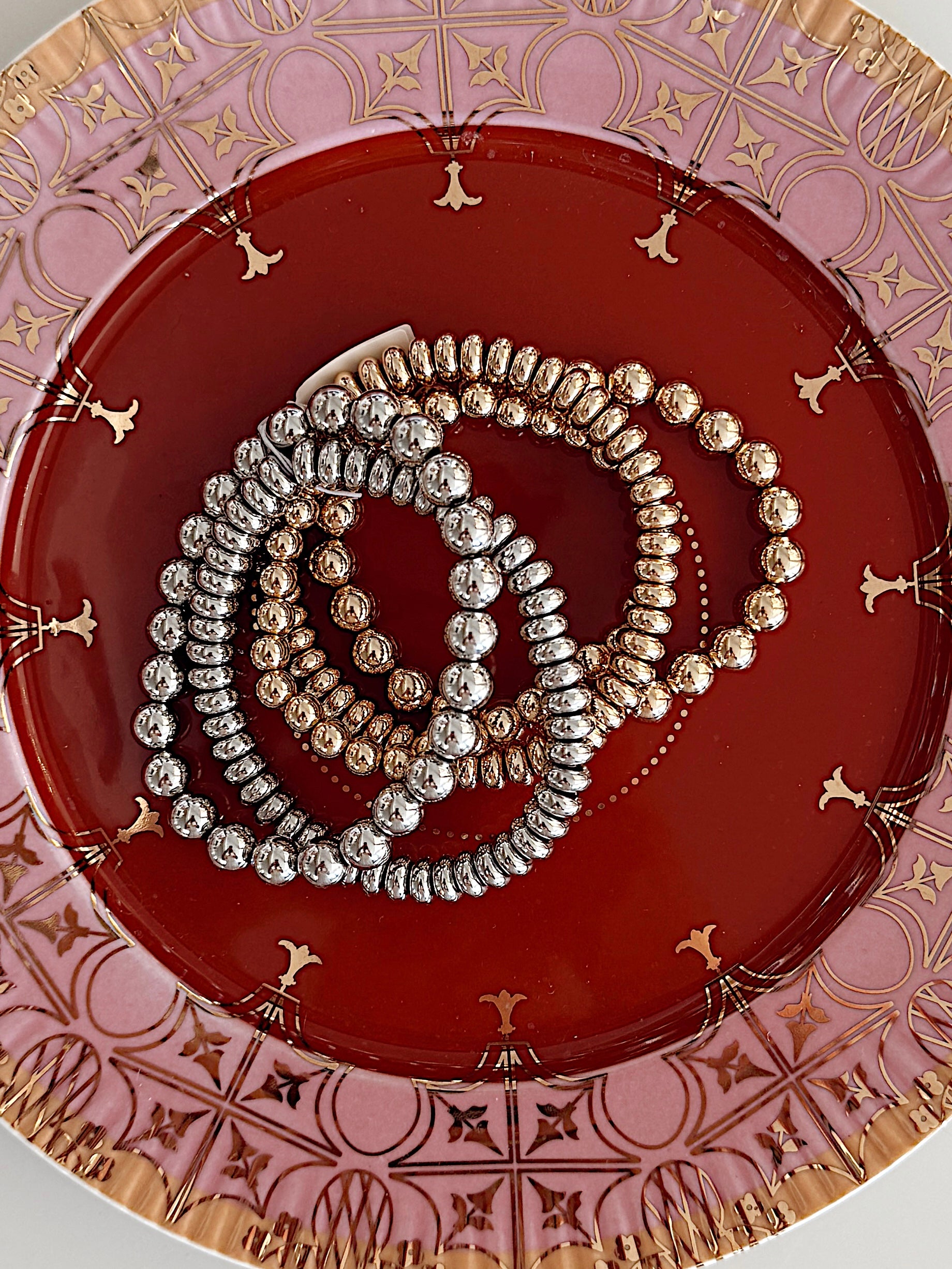 Mixed Metal Stretch Bracelet Bundle