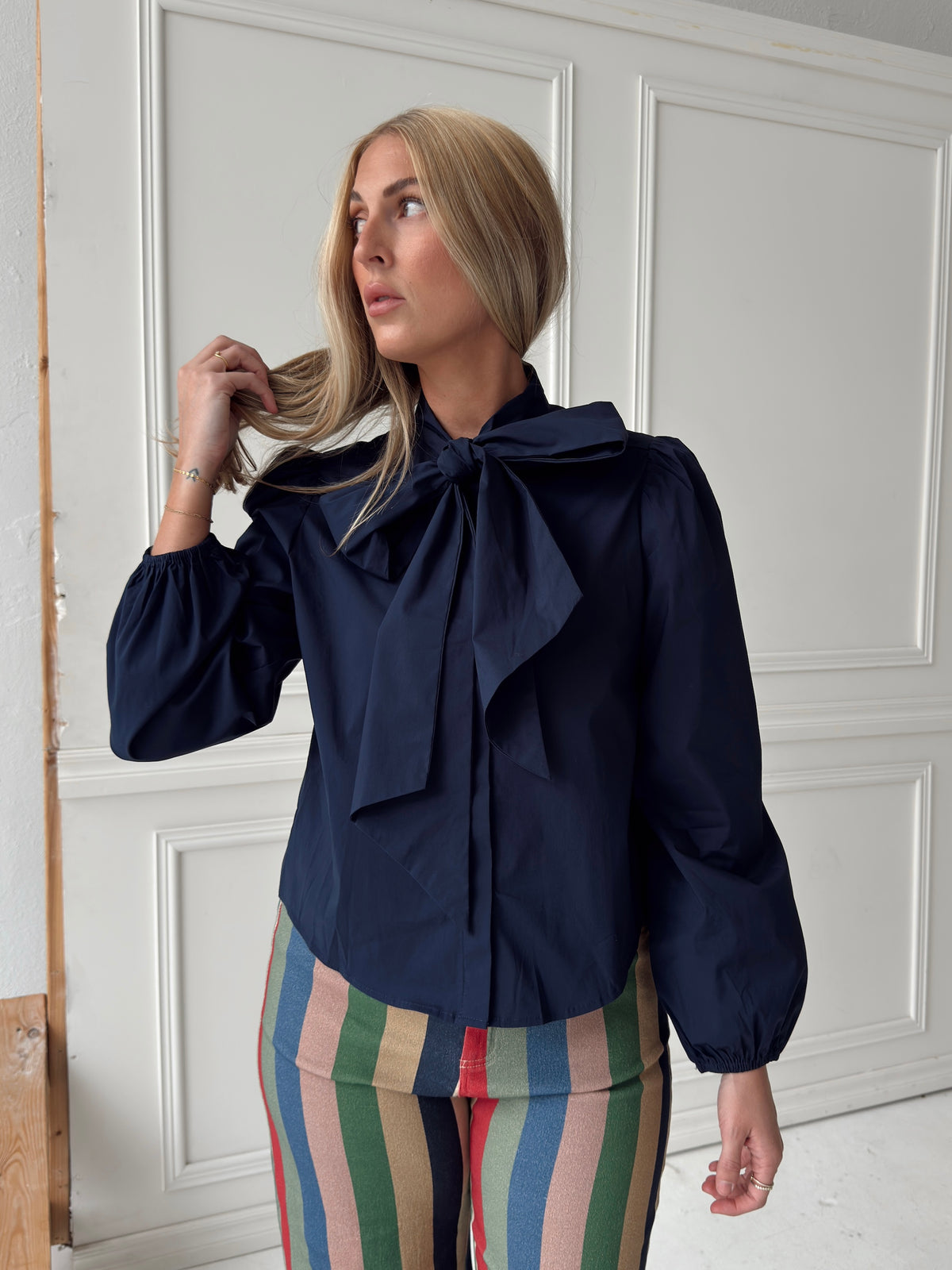Thelma Tie Neck Blouse