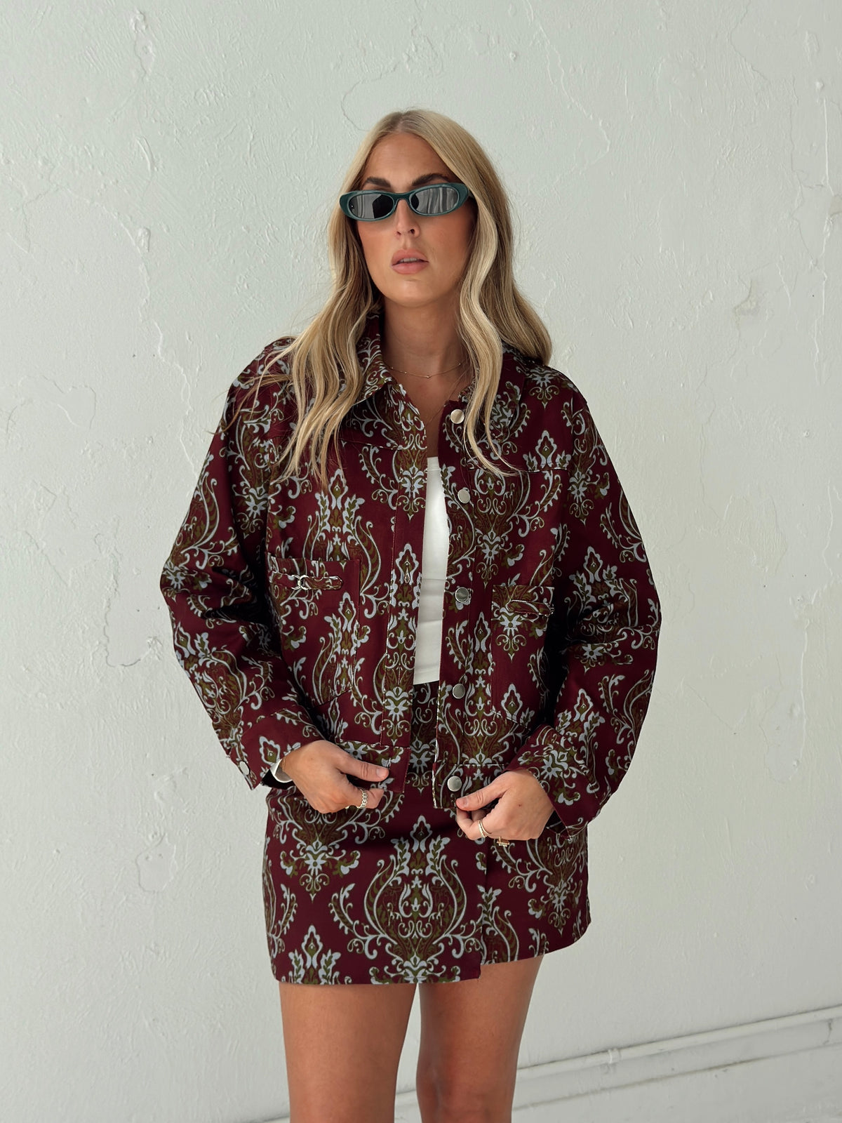 Ari Paisley Print Jacket