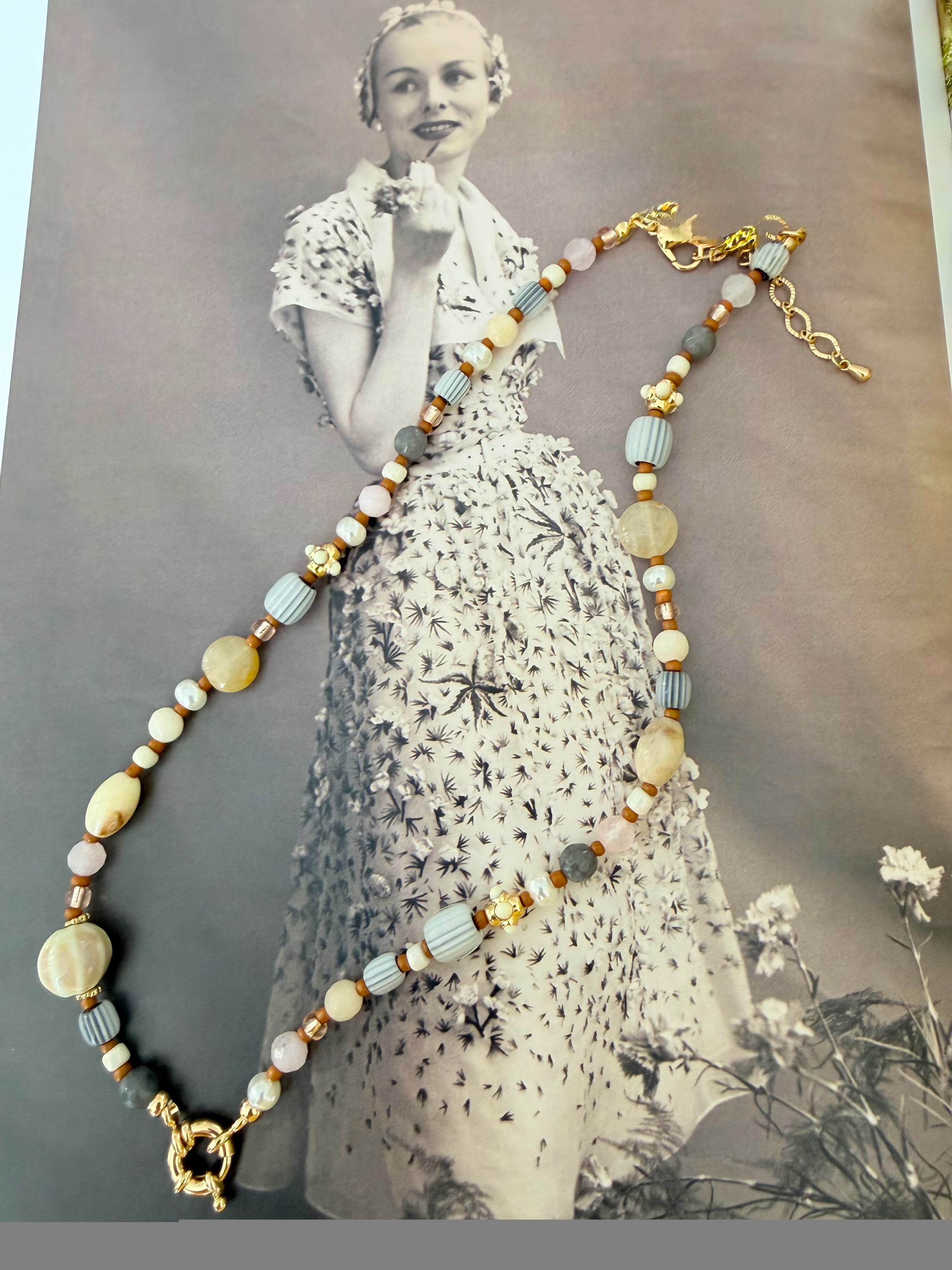 Beaded Clasp Necklace