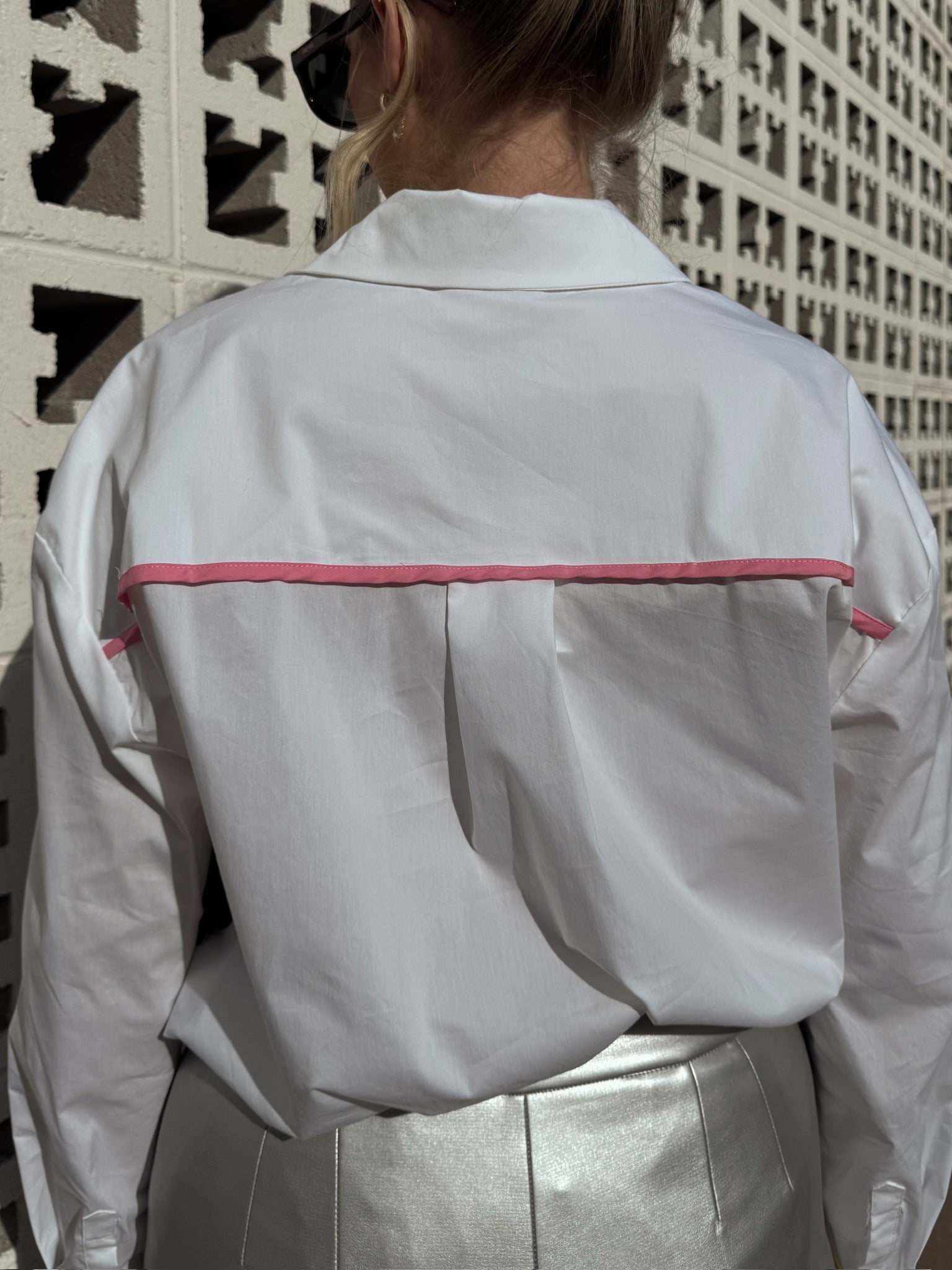 English Factory Flat Binding Detailed Shirt