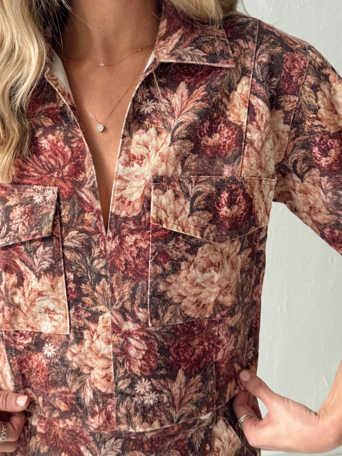 Tove Floral Utility Top