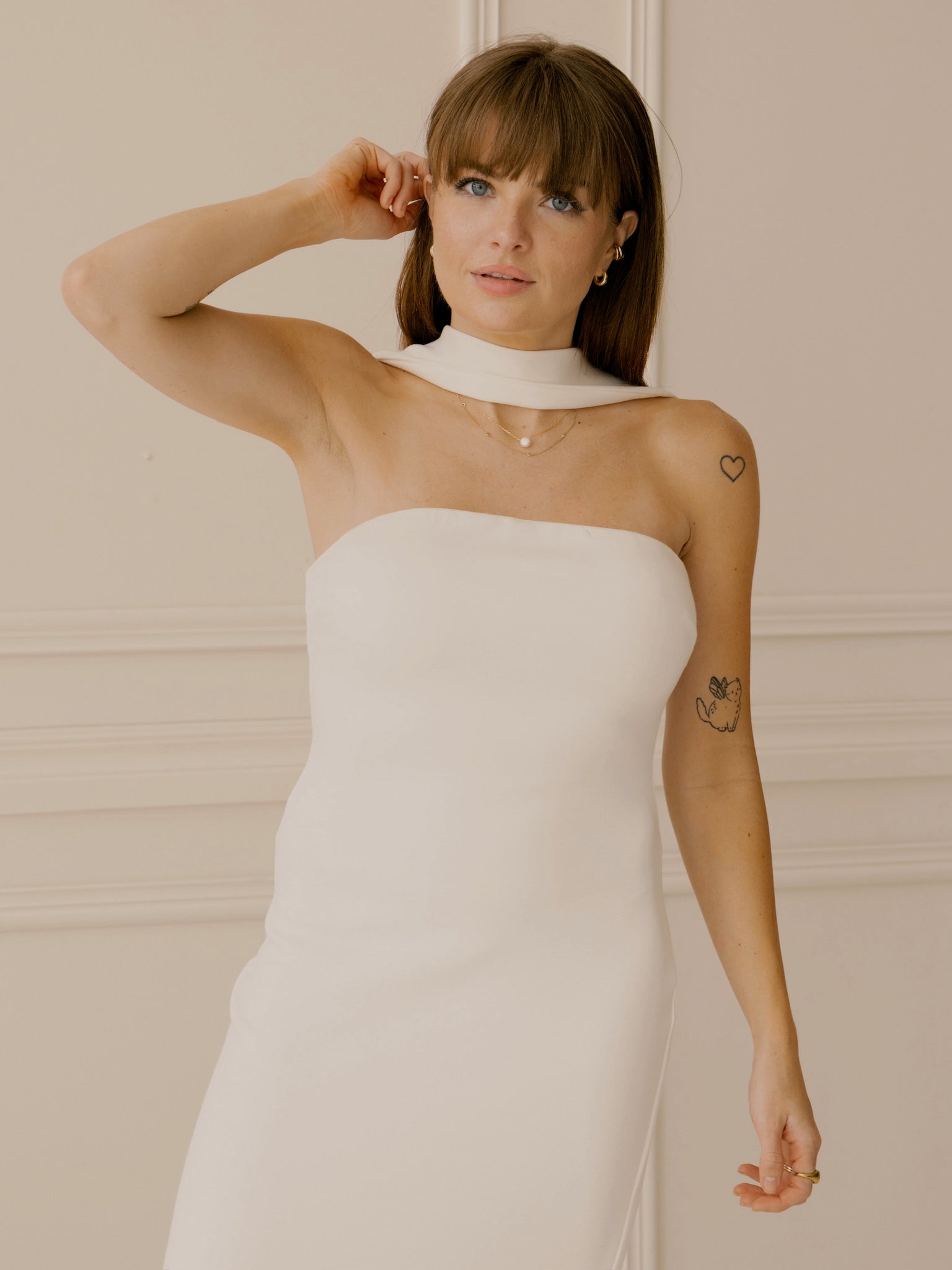 Minimalist Bride Maxi Dress
