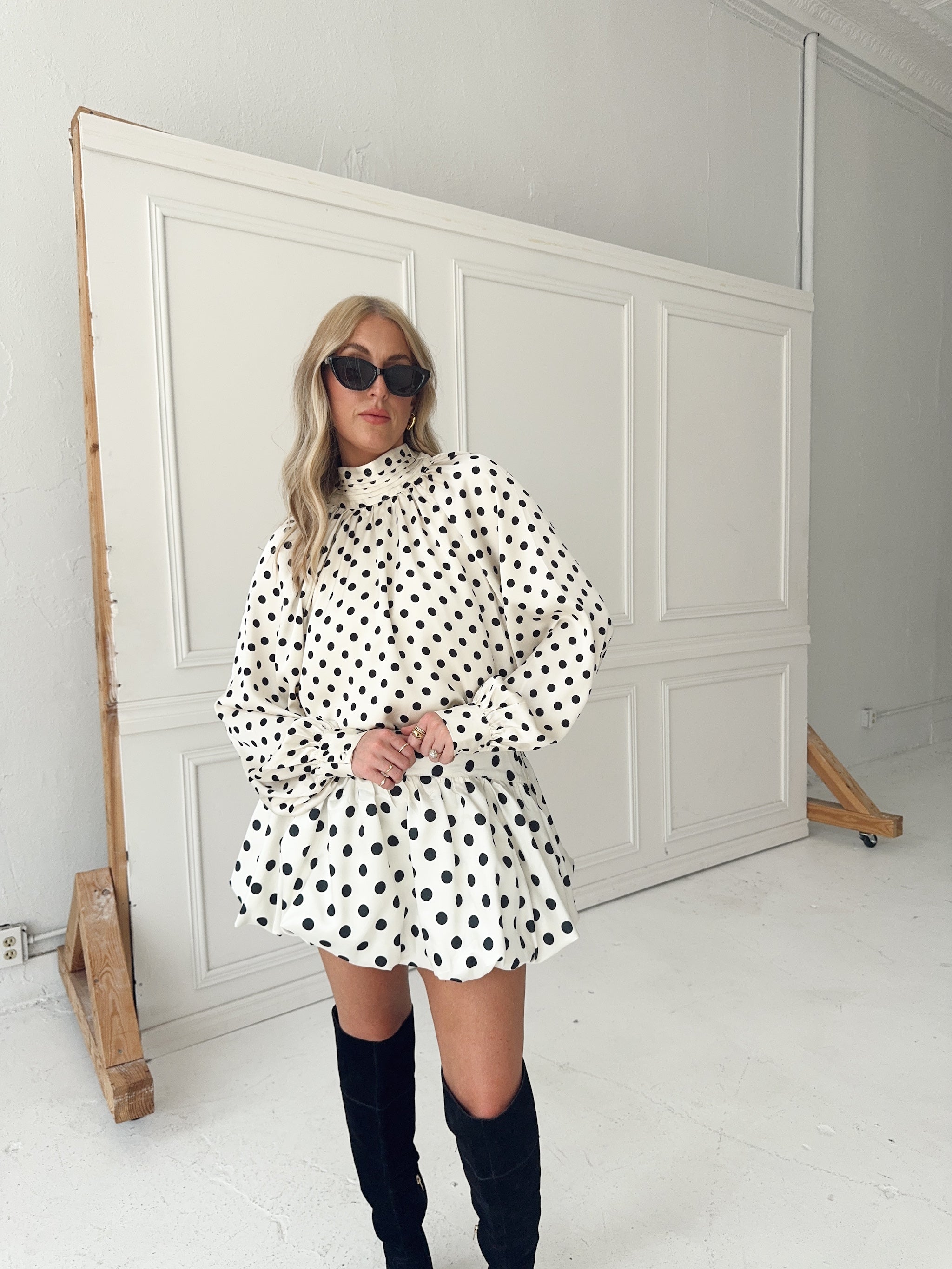 Tia Polka Dot Blouse
