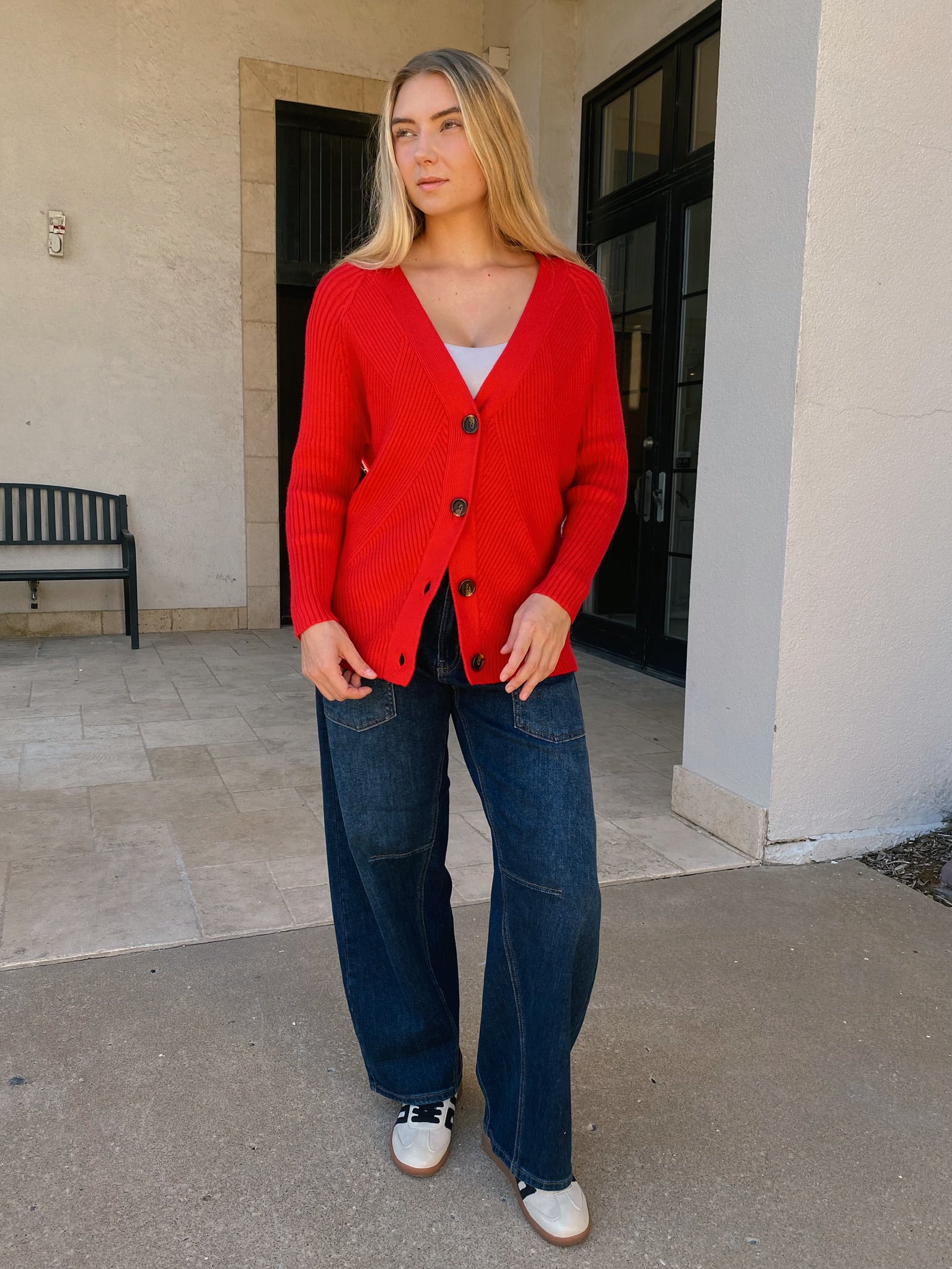 dRA Keiko Cardigan - Red