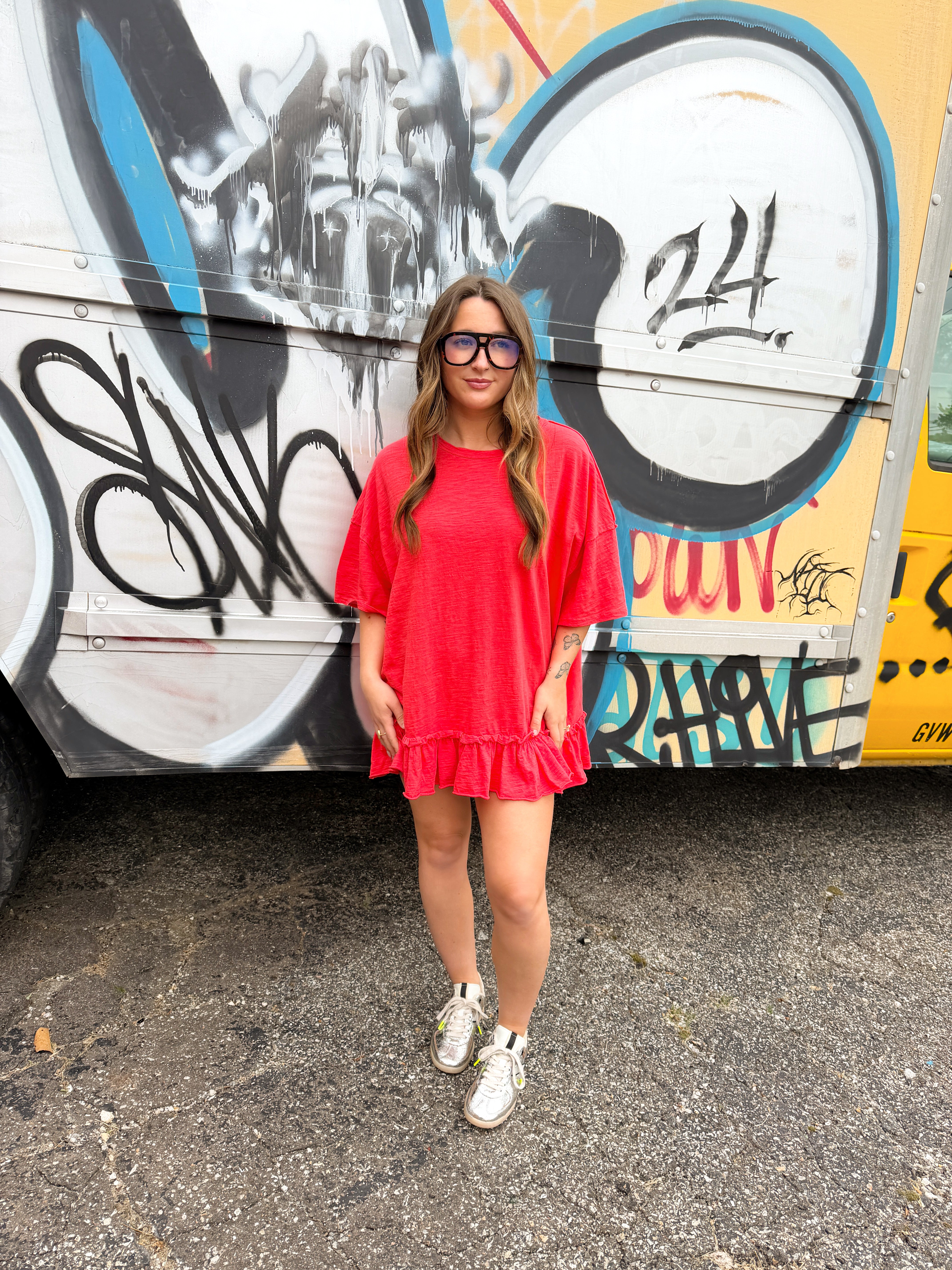 Remi Ruffle Mini Dress