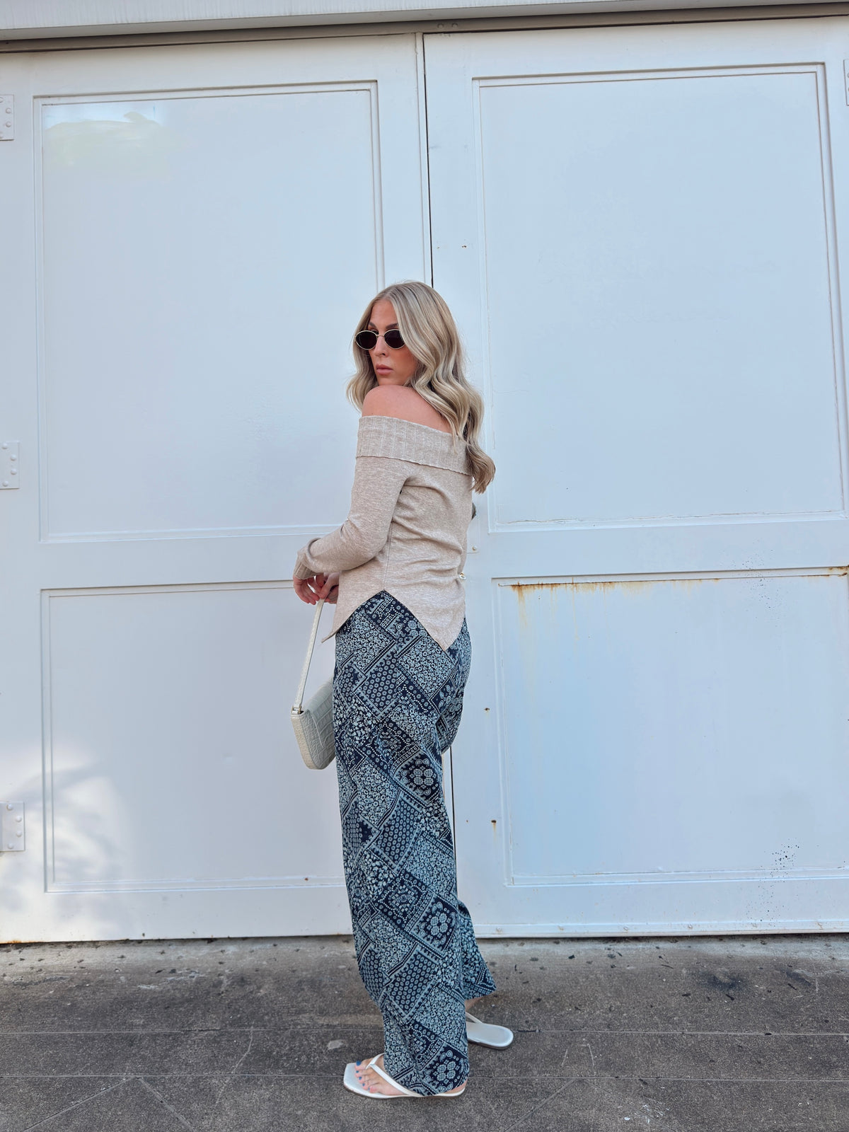 Ellie Bandana Barrel Jeans