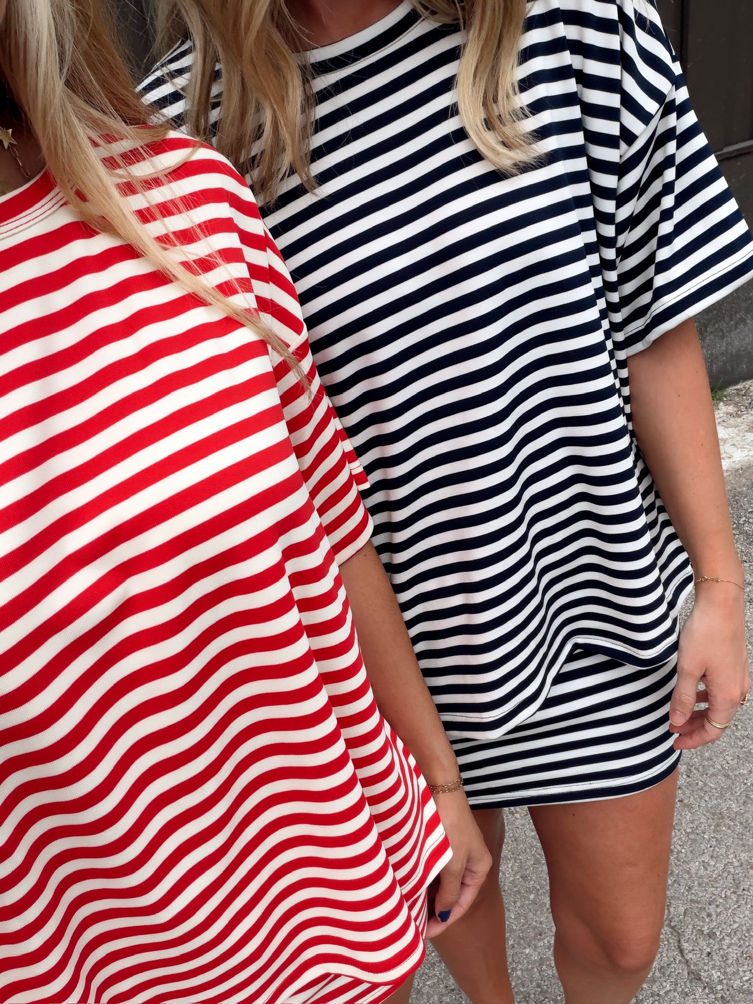 Weekender Stripe Top - Red