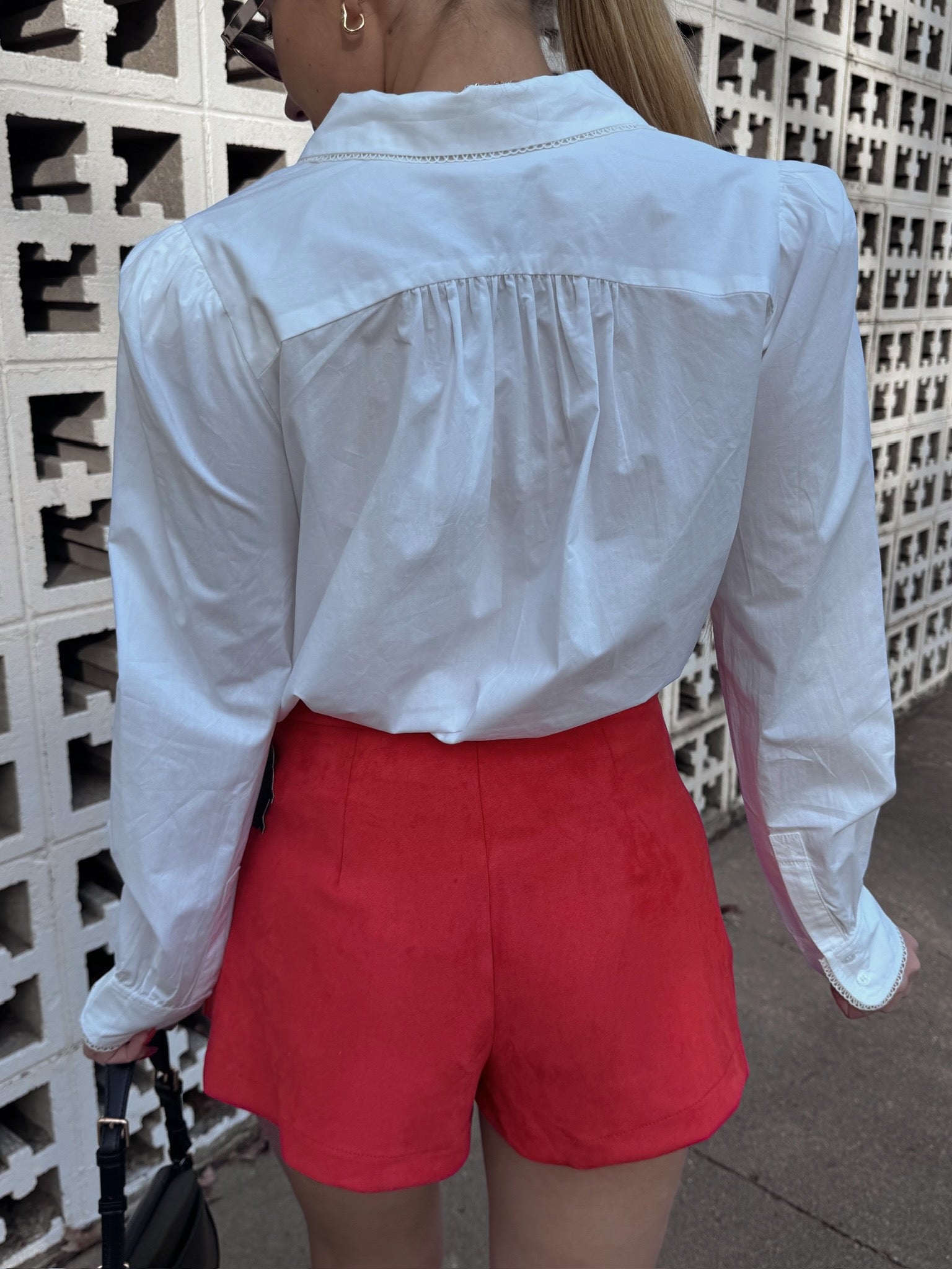 English Factory Lace Trim Shirt