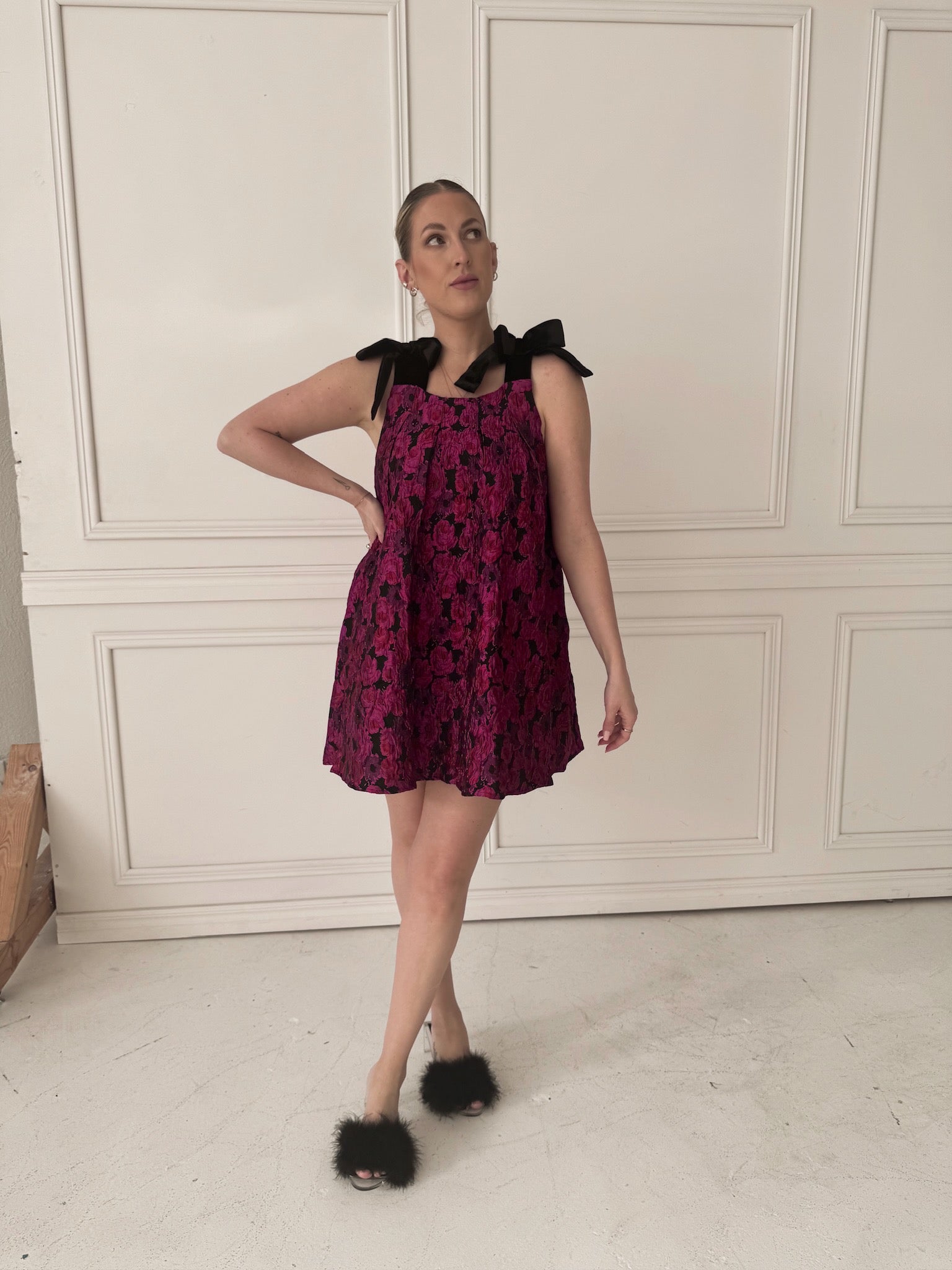 Meet Me in Santorini Heras Garland Tie Dress