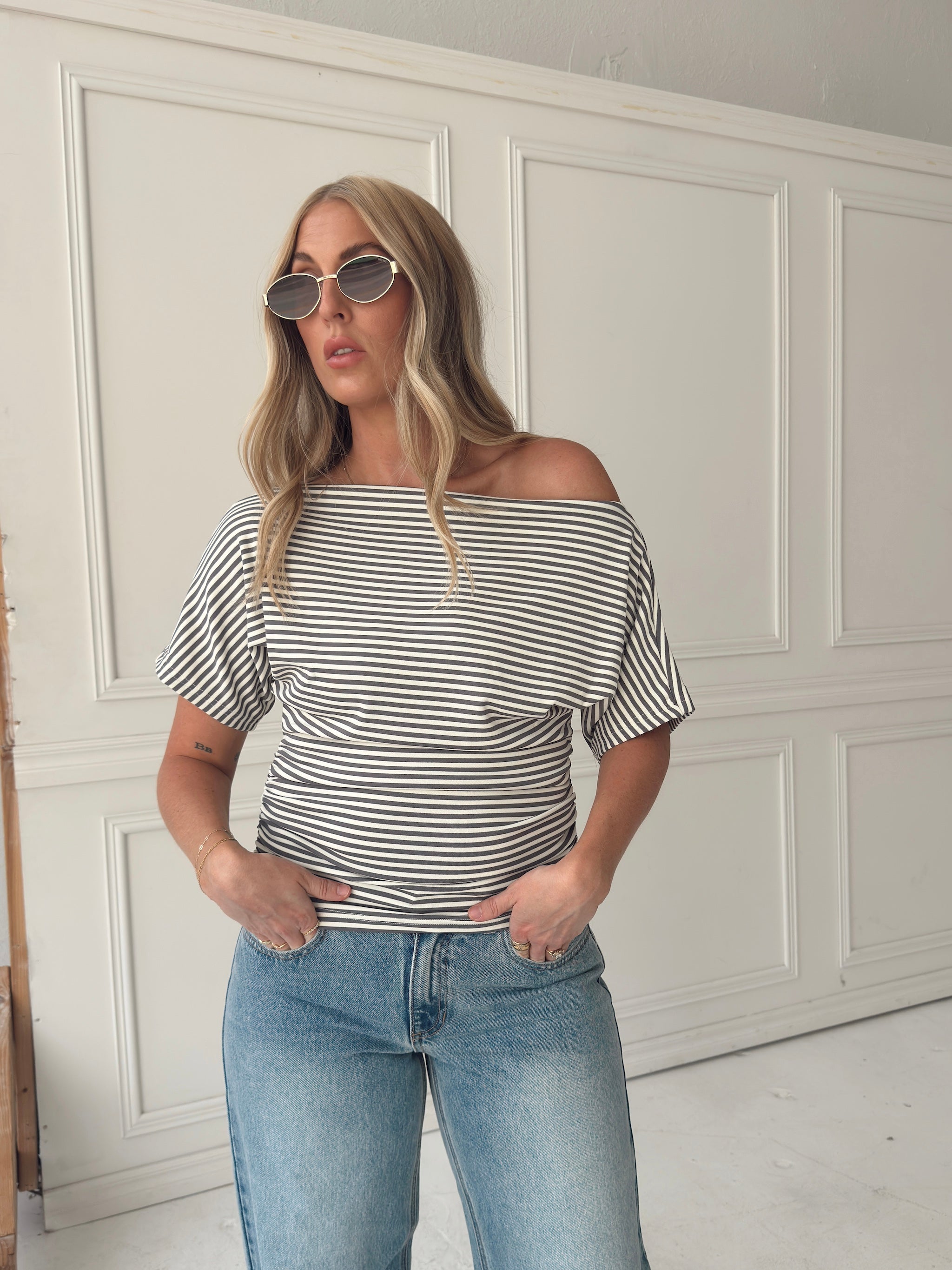 Grayson Stripe Top