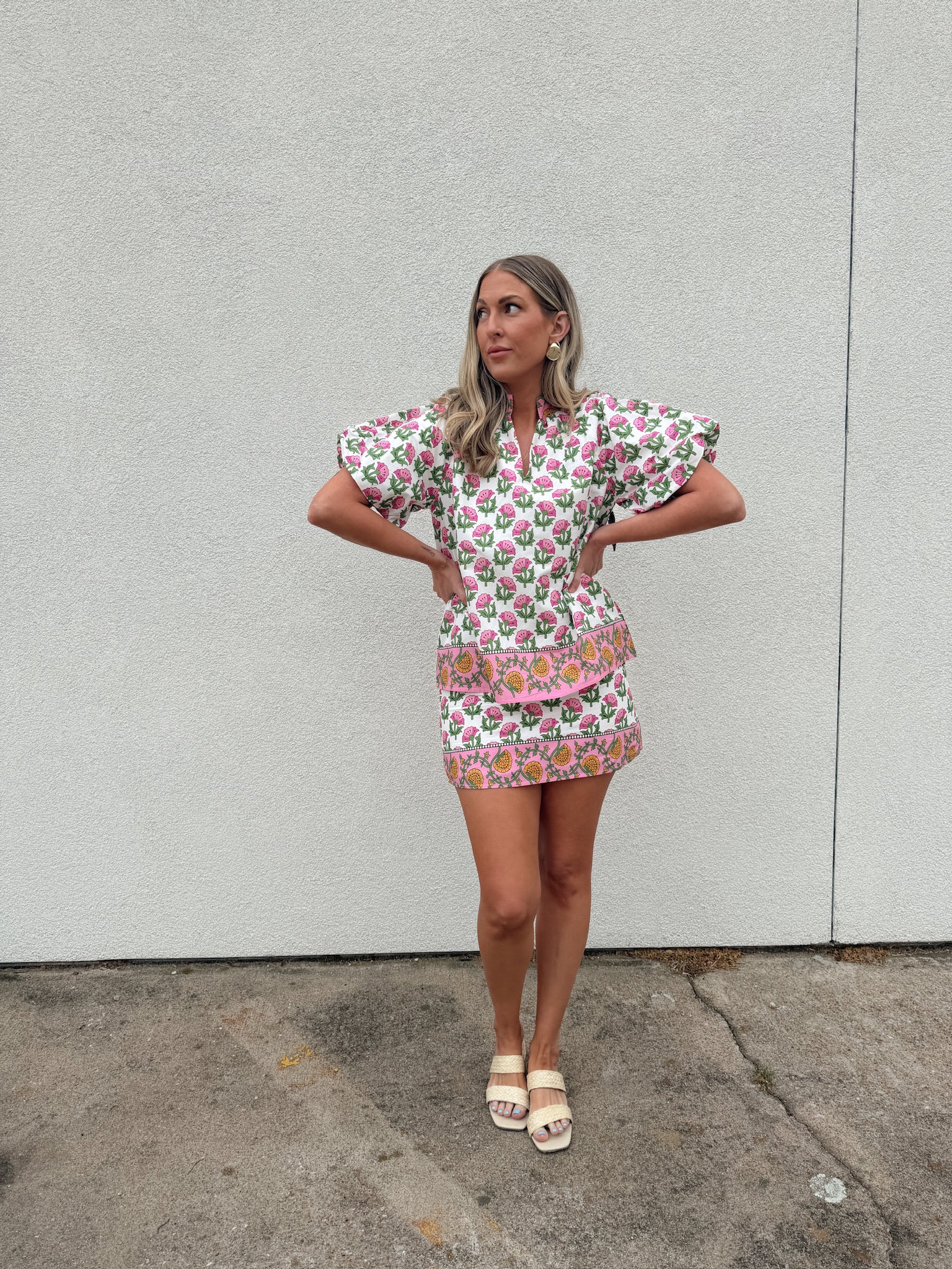 Whitney Floral Print Top