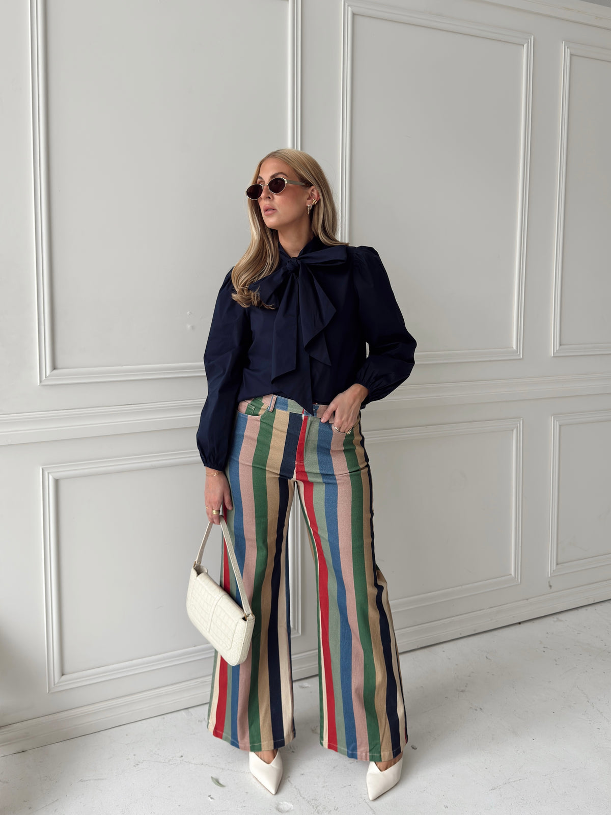 Thelma Tie Neck Blouse