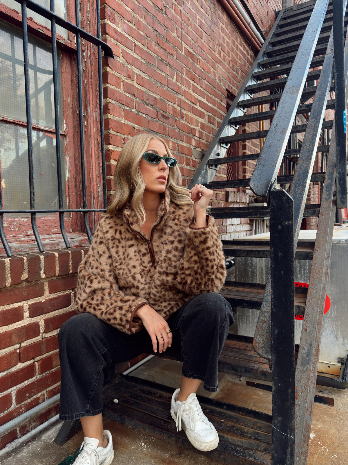 Kaia Leopard Fleece