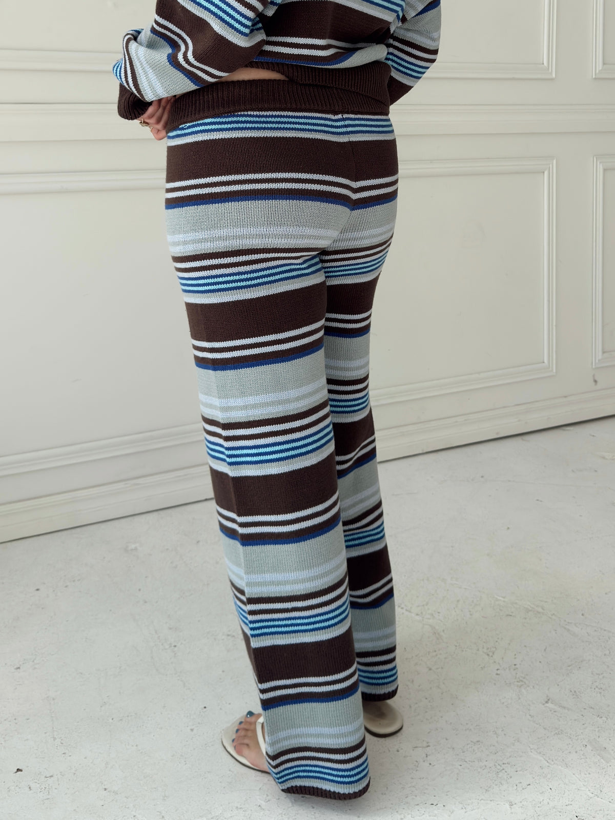 Jenna Multi Stripe Sweater Set
