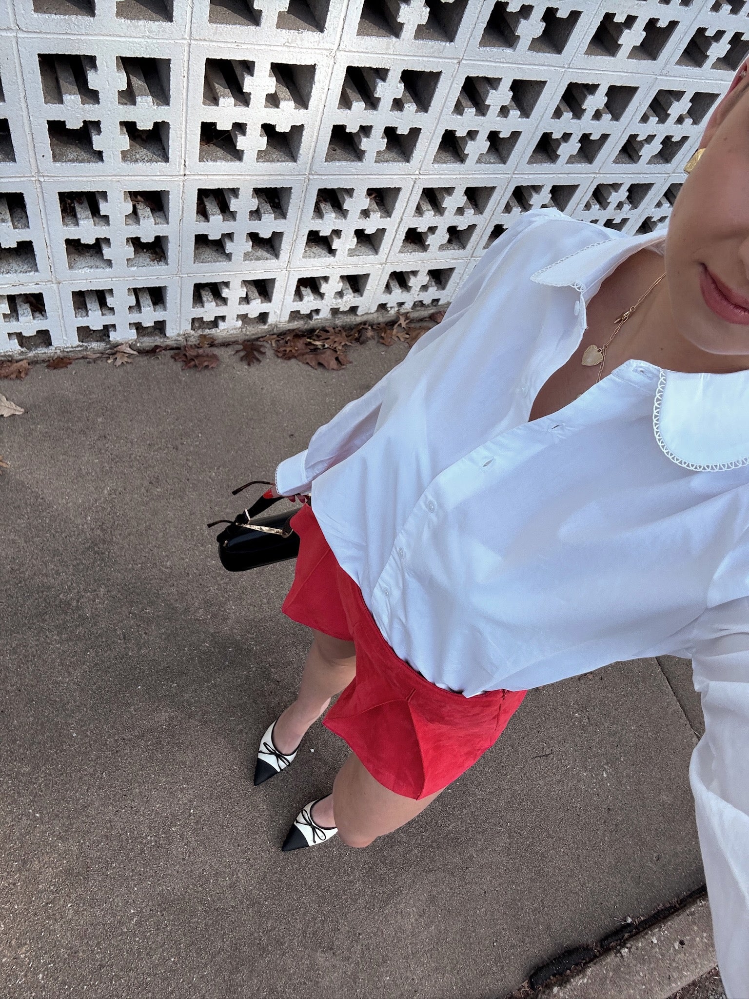 English Factory Lace Trim Shirt