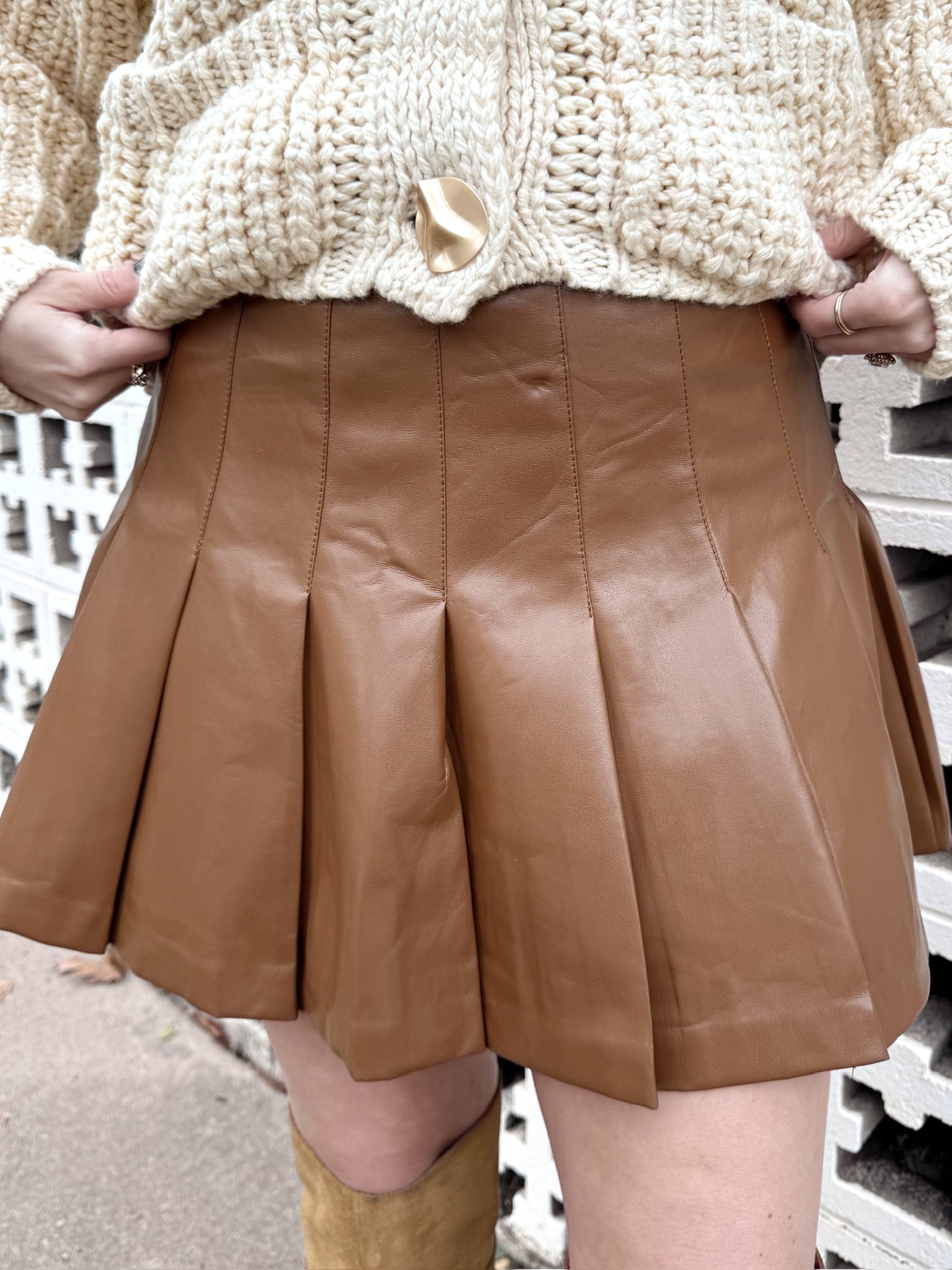 Sincerely Ours Ellis Skort - Brown