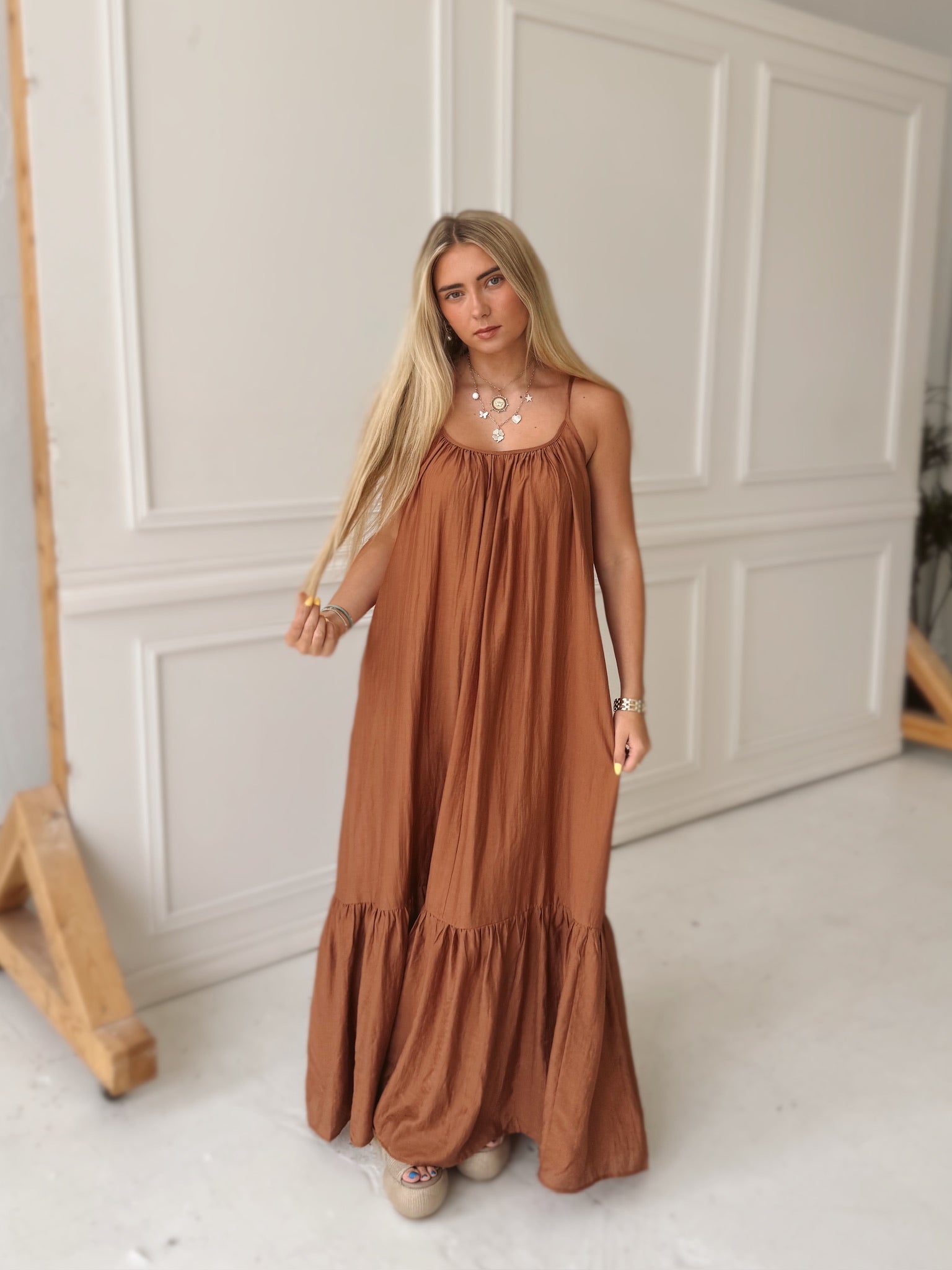 Brown Maxi Dress