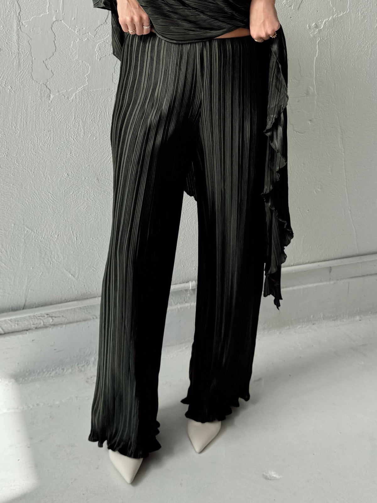 Iris Pleated Two Piece Set